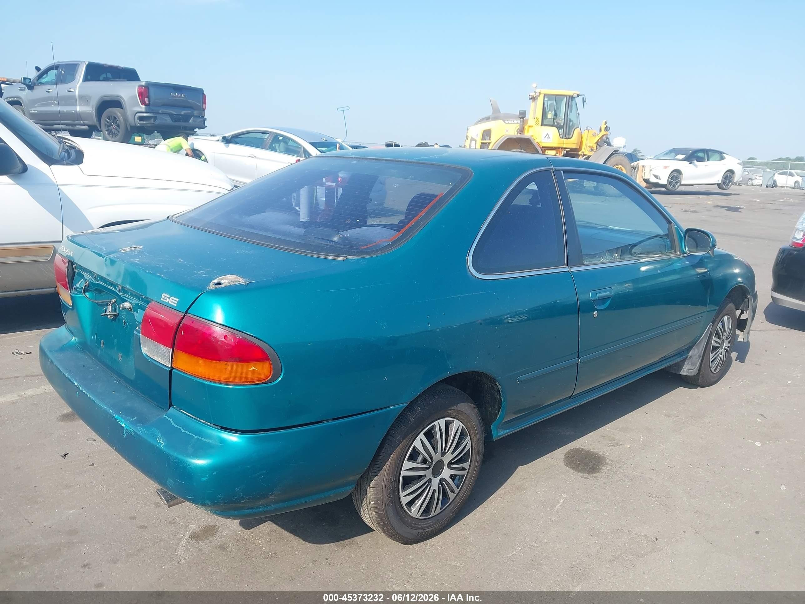 1997 Nissan 200sx Se Green vin: 1N4AB42D5VC500995