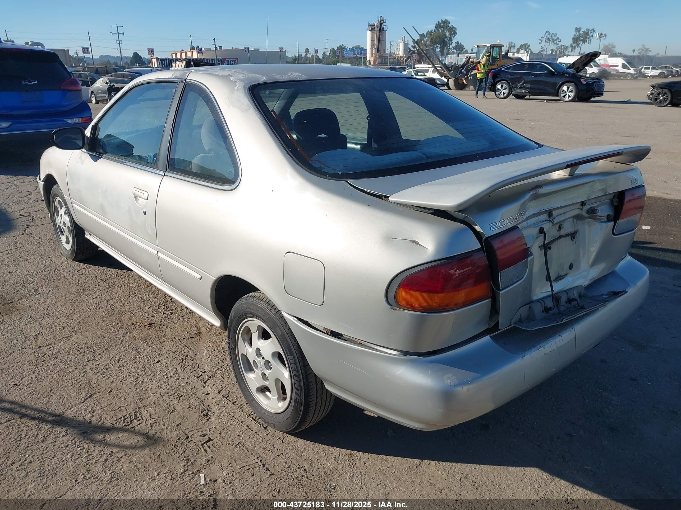 1997 Nissan 200sx Se Gray vin: 1N4AB42D8VC502840