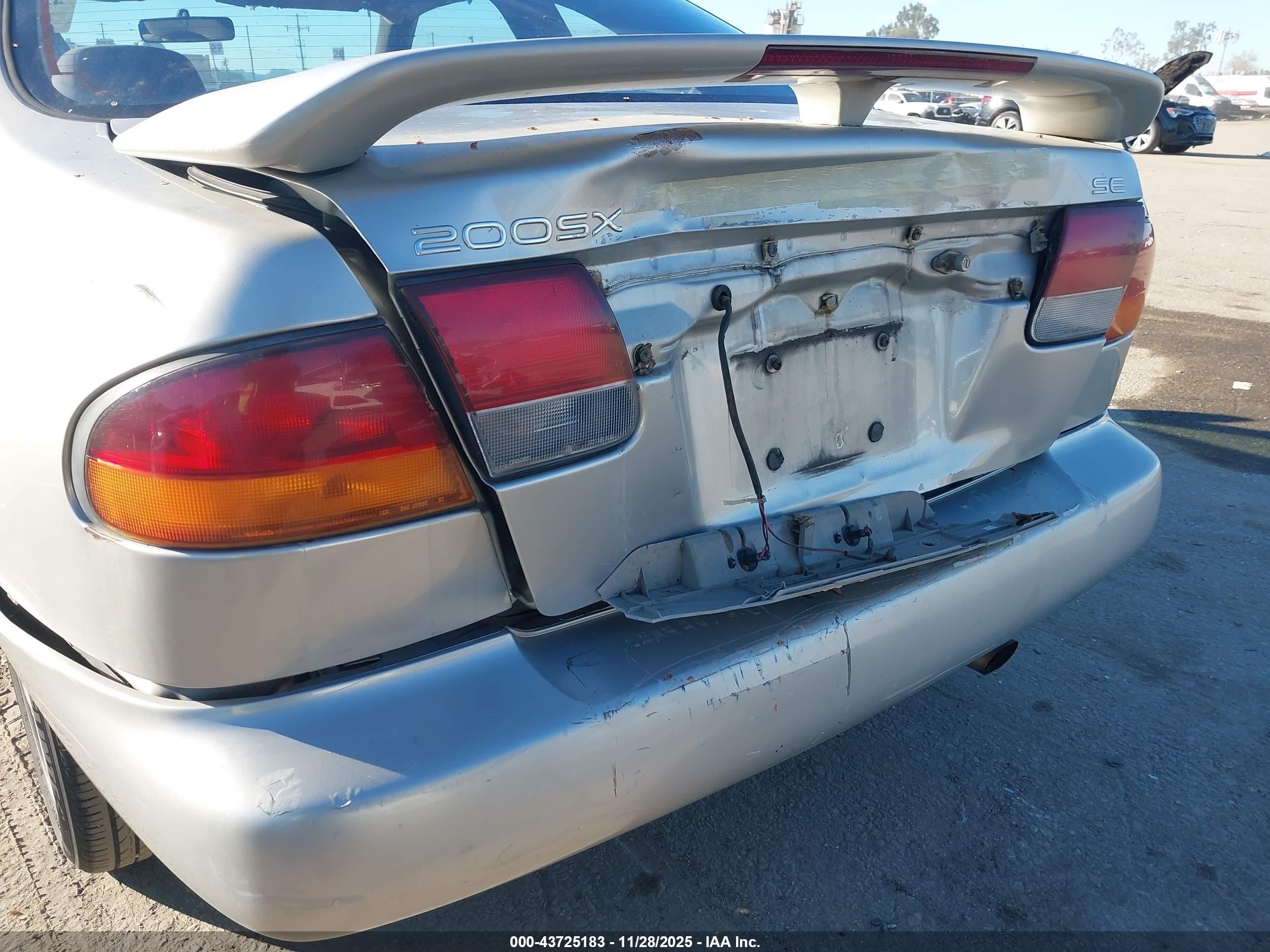 1997 Nissan 200sx Se Gray vin: 1N4AB42D8VC502840