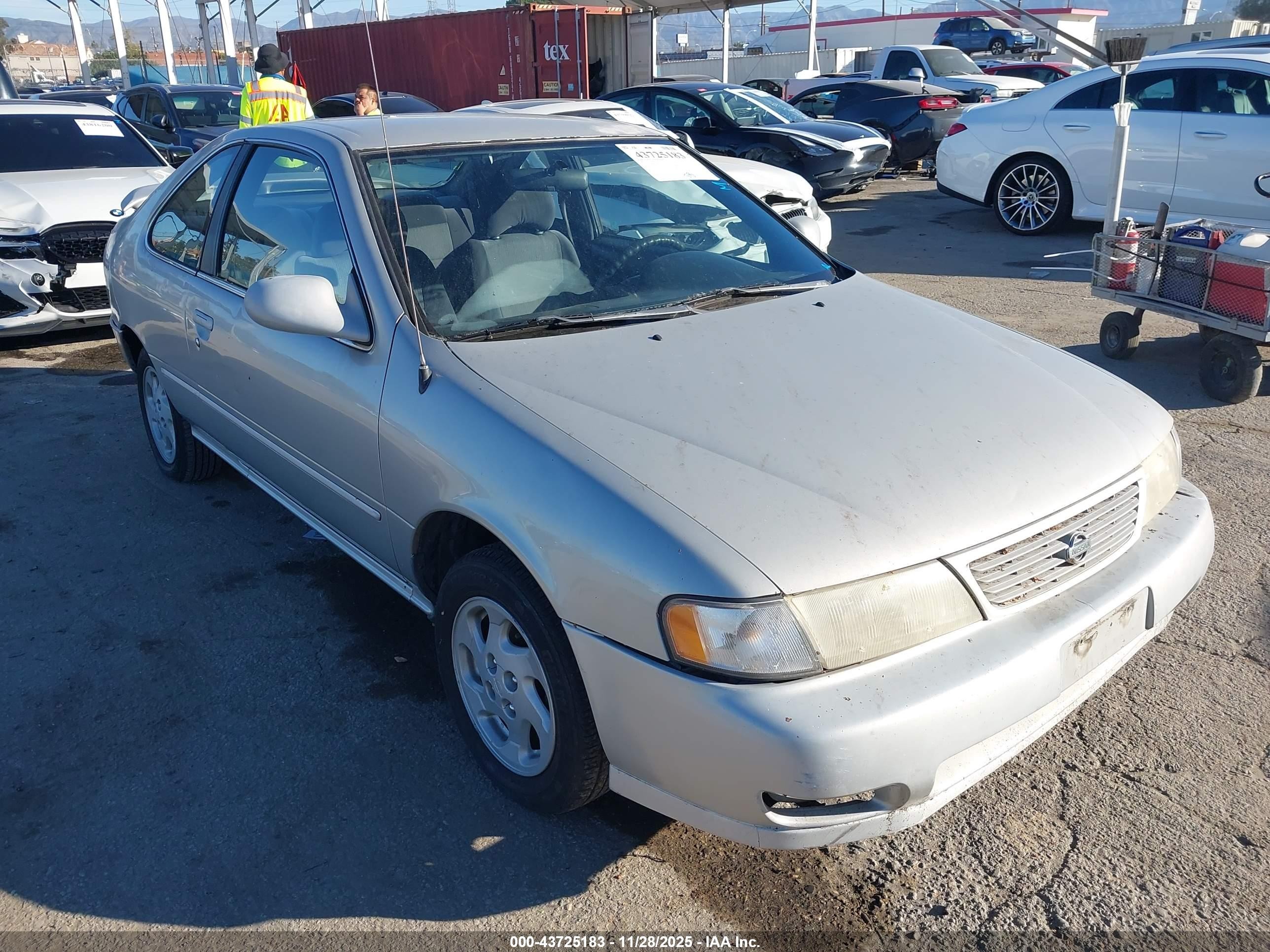 1997 Nissan 200sx Se Gray vin: 1N4AB42D8VC502840