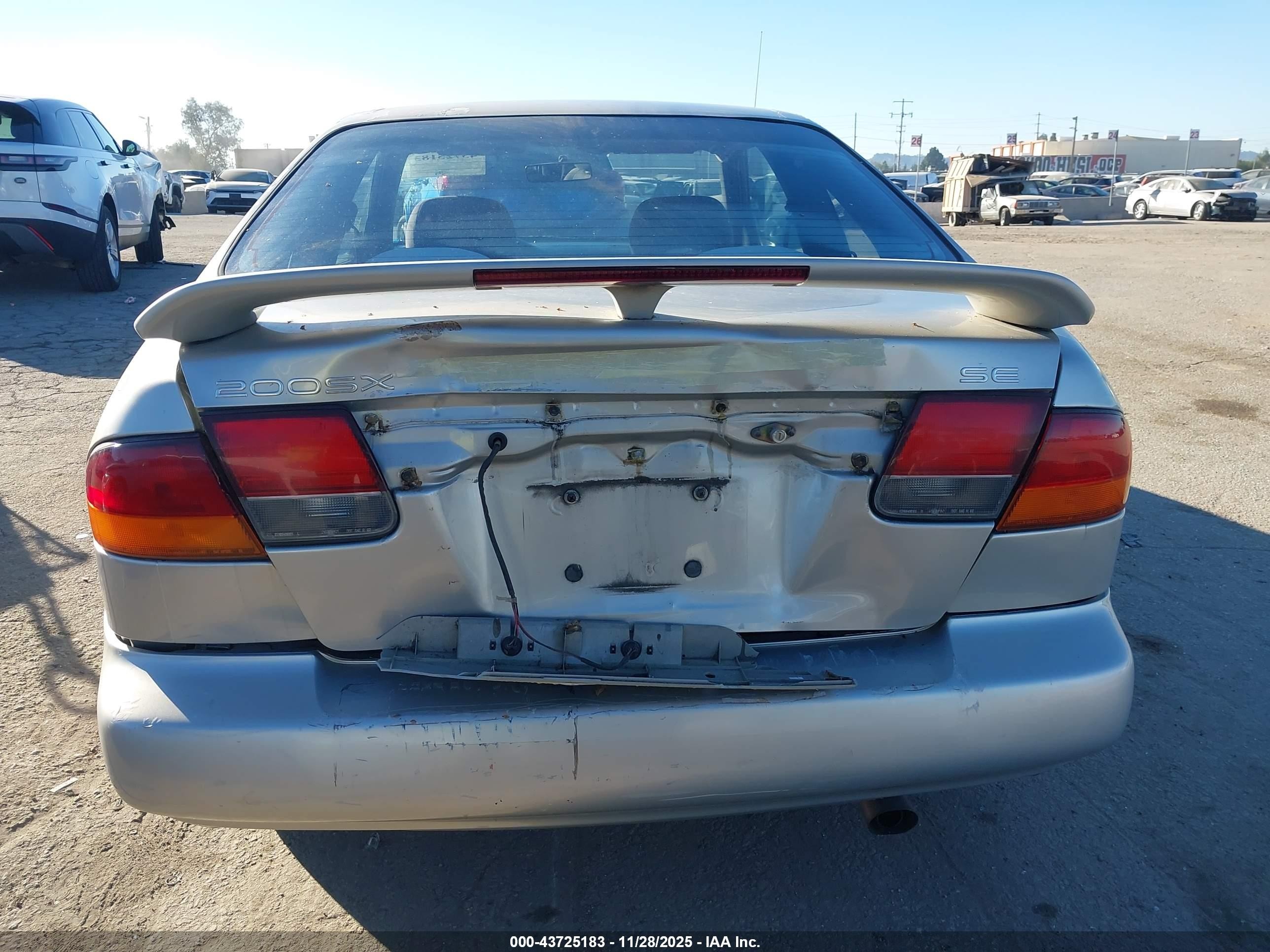 1997 Nissan 200sx Se Gray vin: 1N4AB42D8VC502840