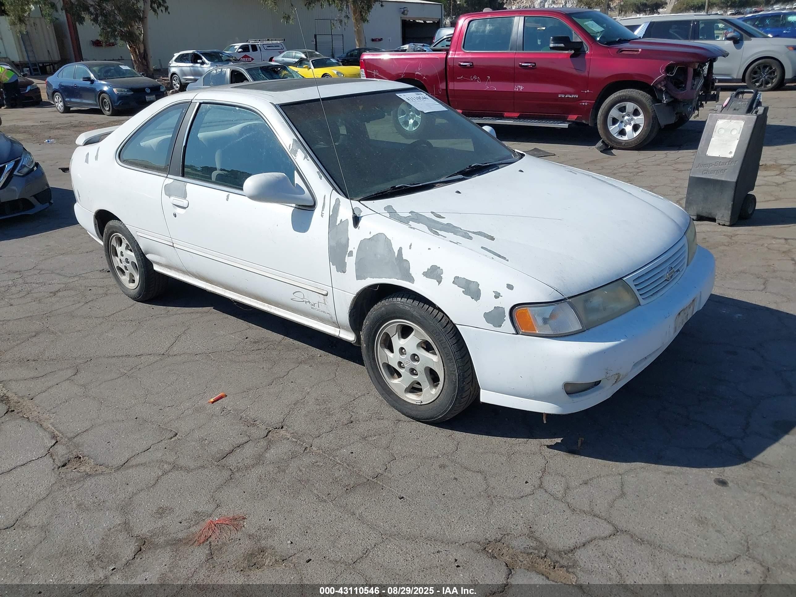 1997 Nissan 200sx Se White vin: 1N4AB42D8VC520187