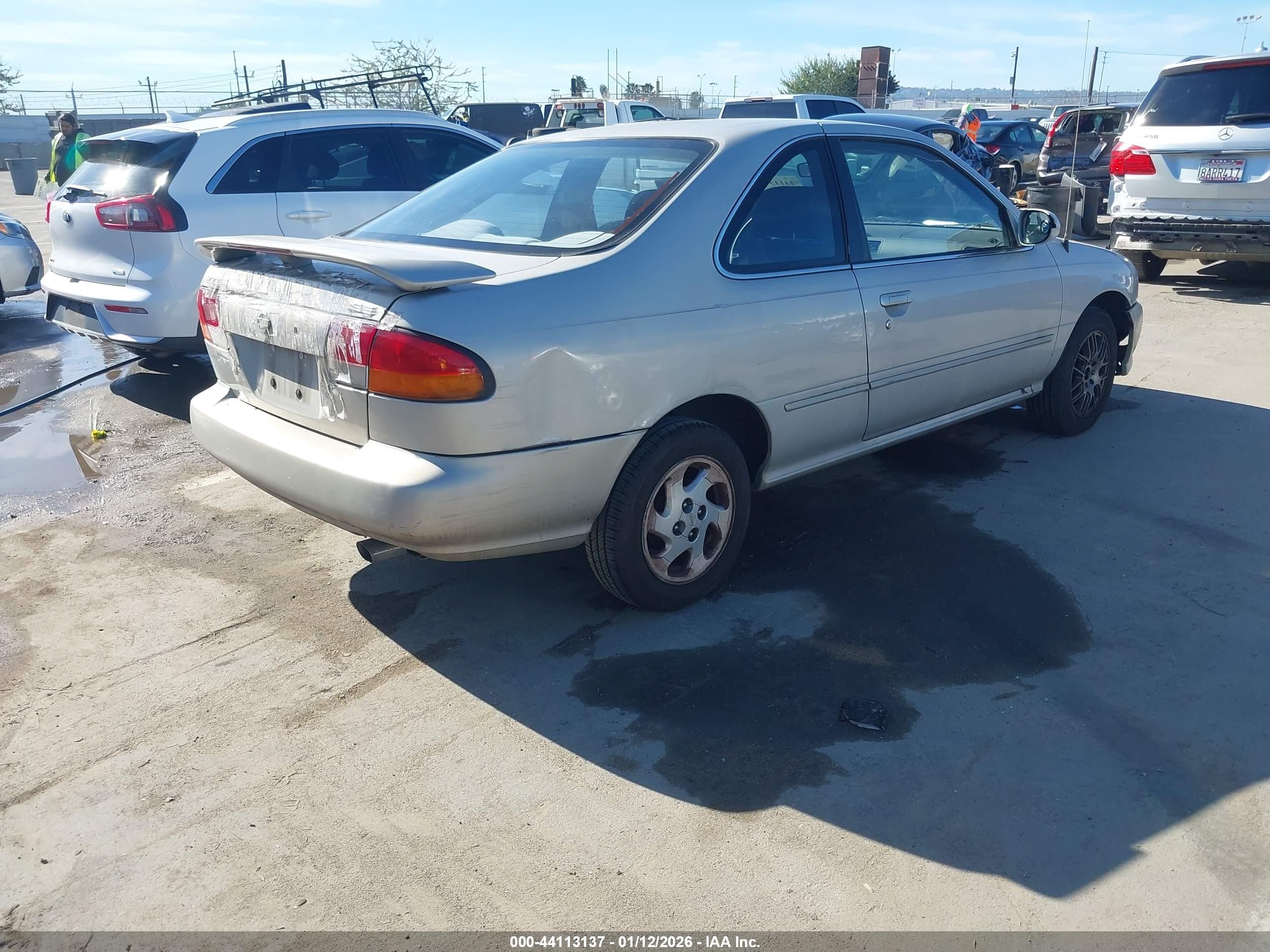 1997 Nissan 200sx Se Silver vin: 1N4AB42D9VC510025