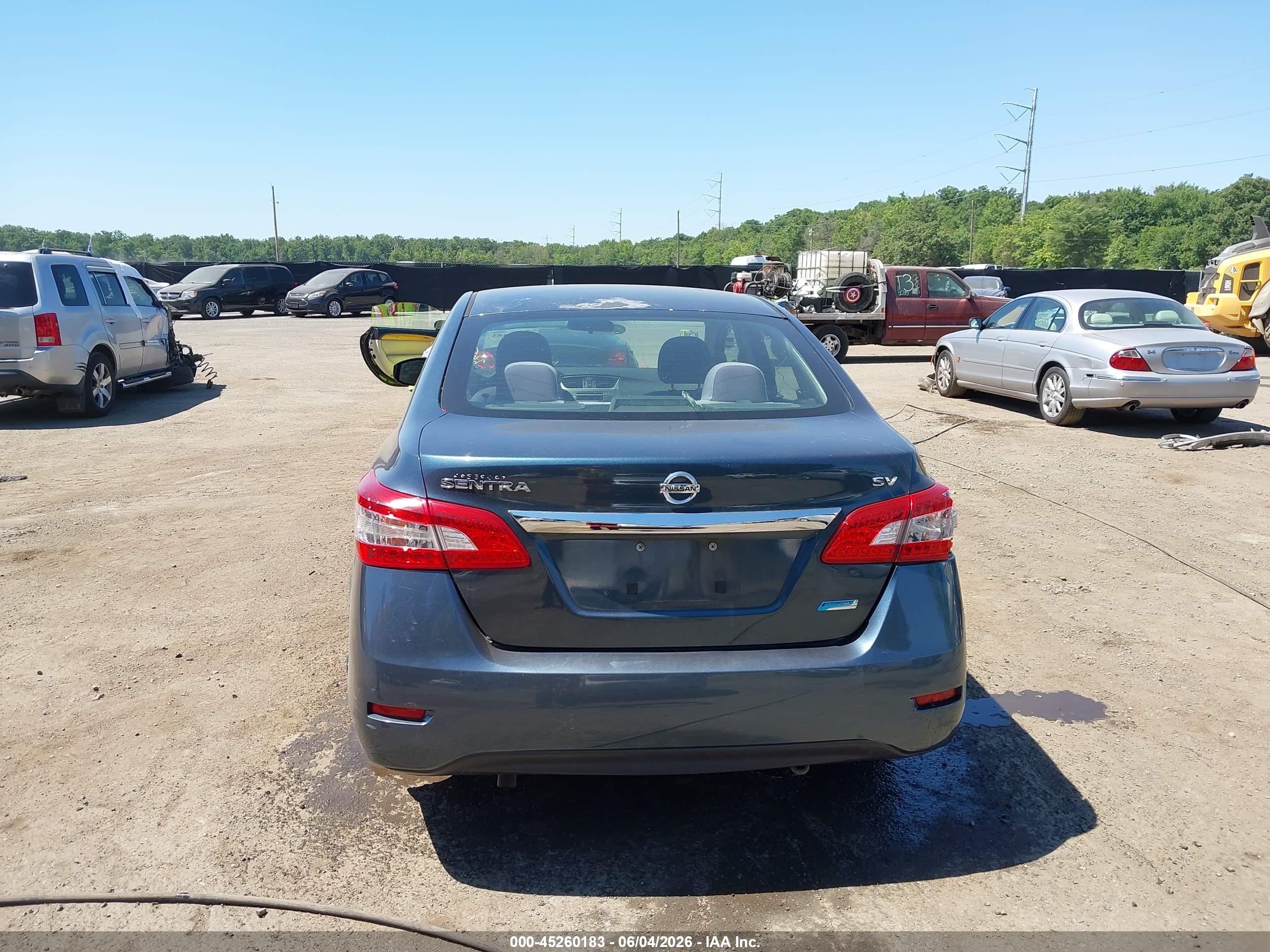 2013 Nissan Sentra Sv Blue vin: 1N4AB7AP0DN902990