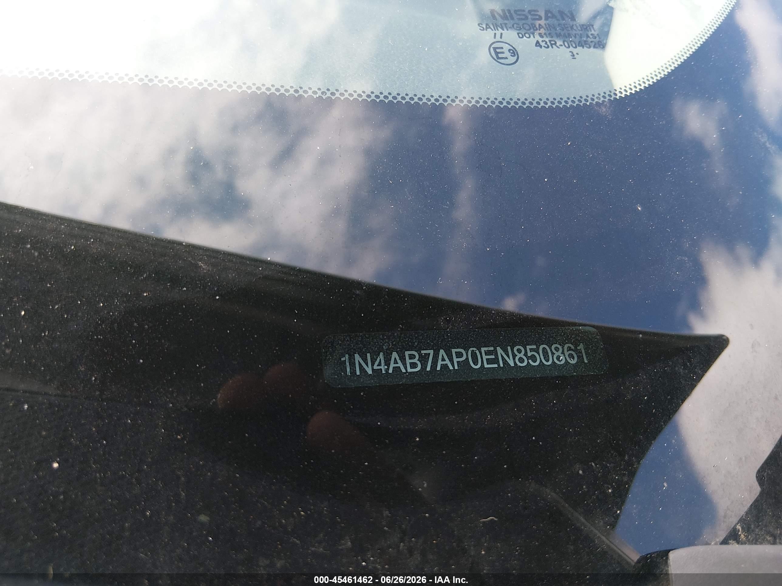 2014 Nissan Sentra Sv Серебряный vin: 1N4AB7AP0EN850861