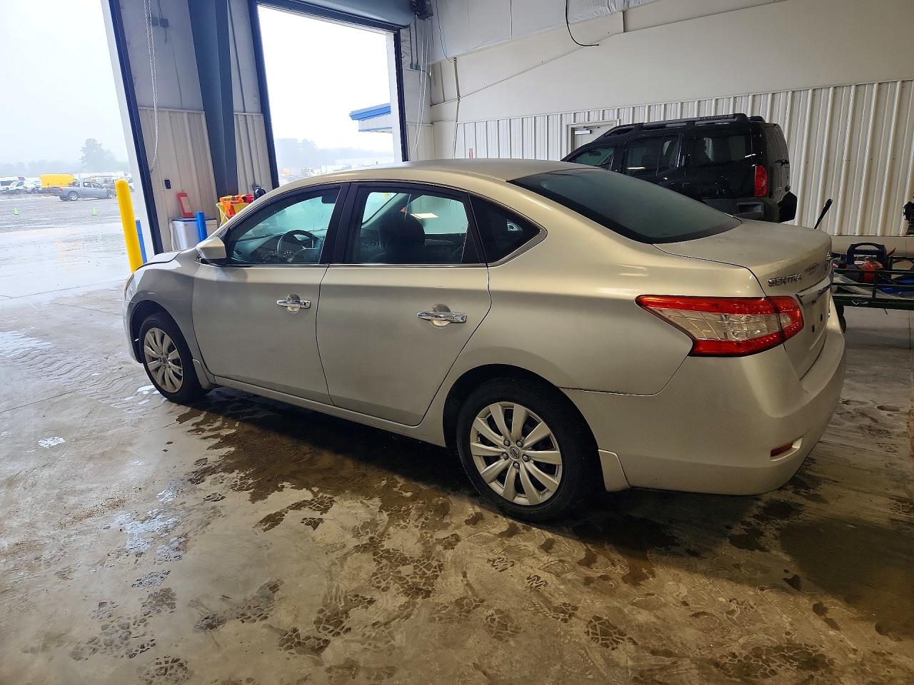 2014 Nissan Sentra Sv Silver vin: 1N4AB7AP0EN853646