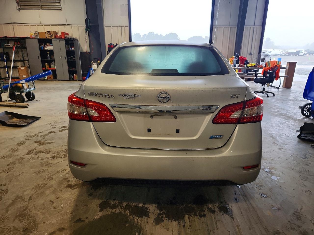 2014 Nissan Sentra Sv Silver vin: 1N4AB7AP0EN853646