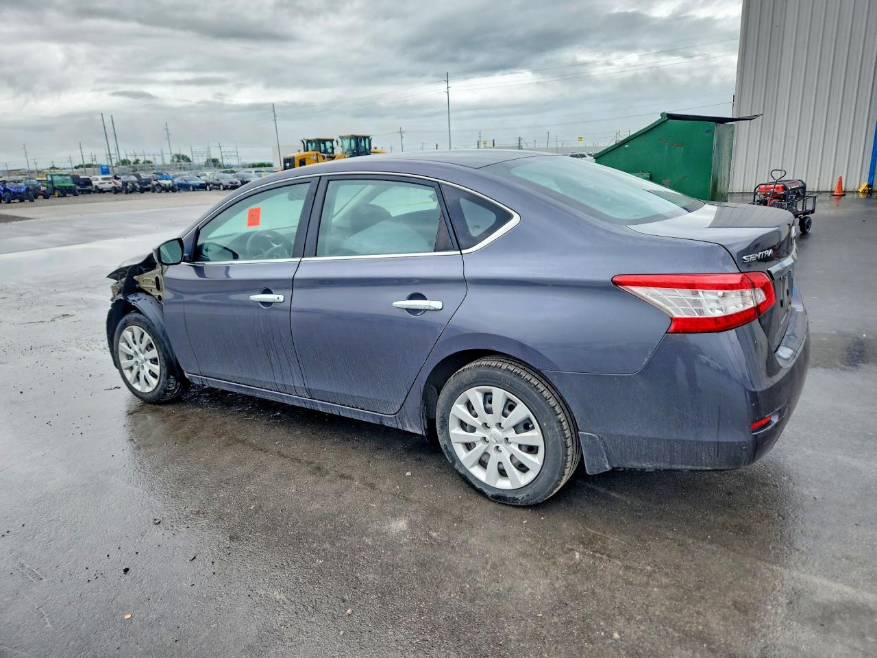 2014 Nissan Sentra Sv Blue vin: 1N4AB7AP0EN855896