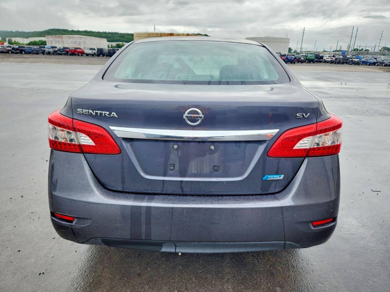 2014 Nissan Sentra Sv Blue vin: 1N4AB7AP0EN855896