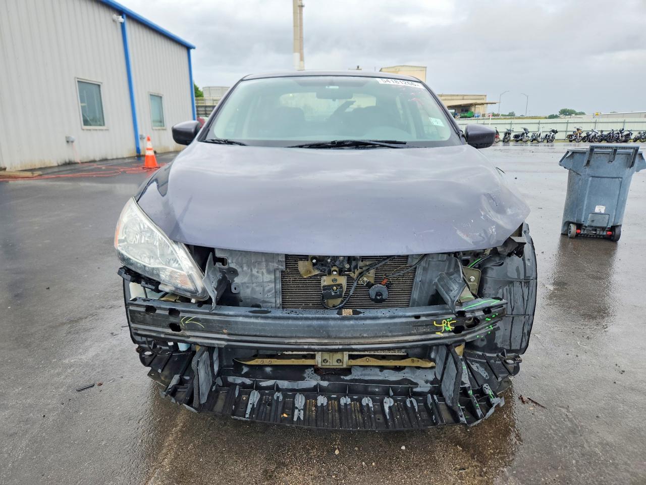 2014 Nissan Sentra Sv Blue vin: 1N4AB7AP0EN855896