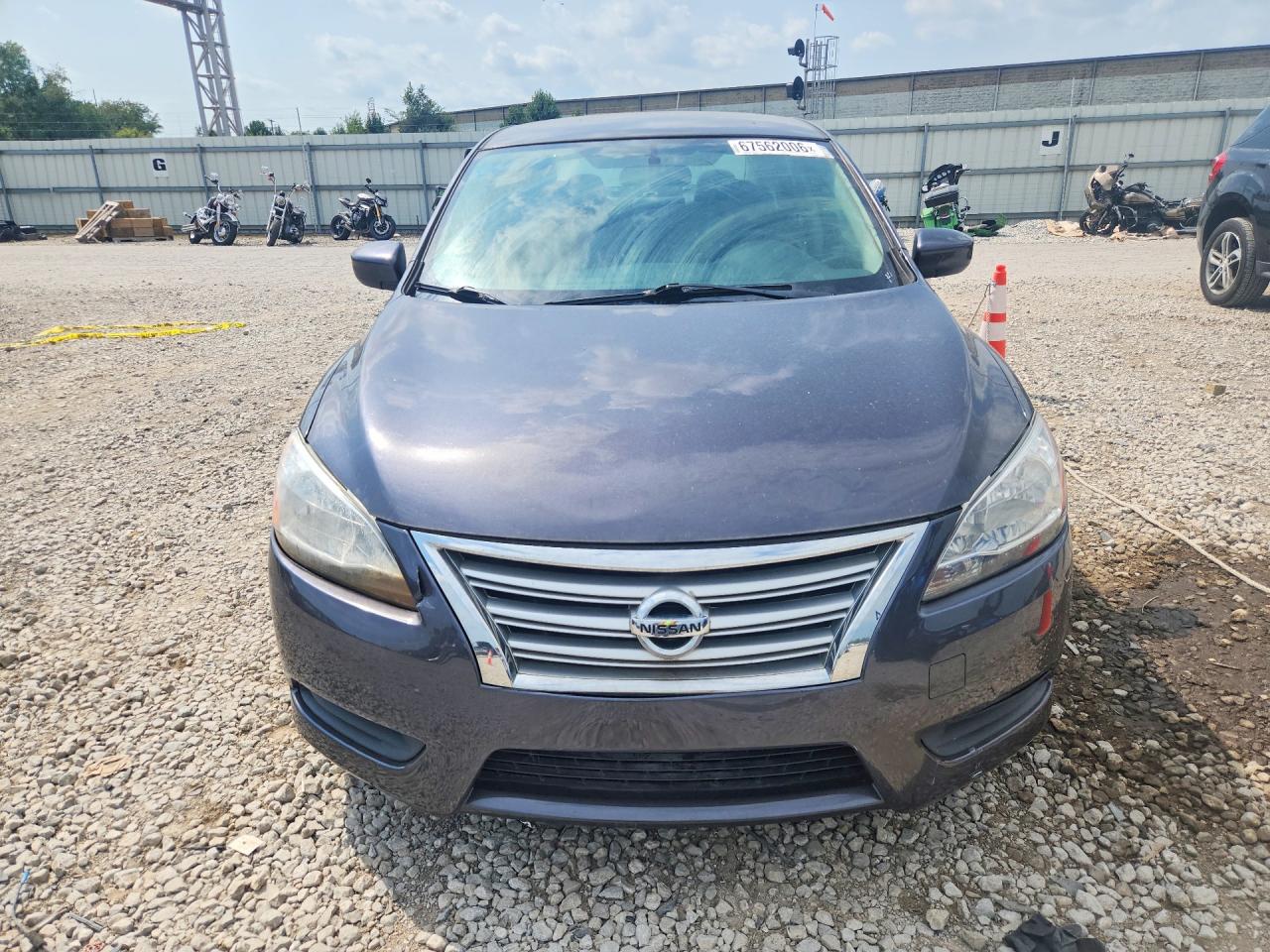 2014 Nissan Sentra Sv Gray vin: 1N4AB7AP0EN856109