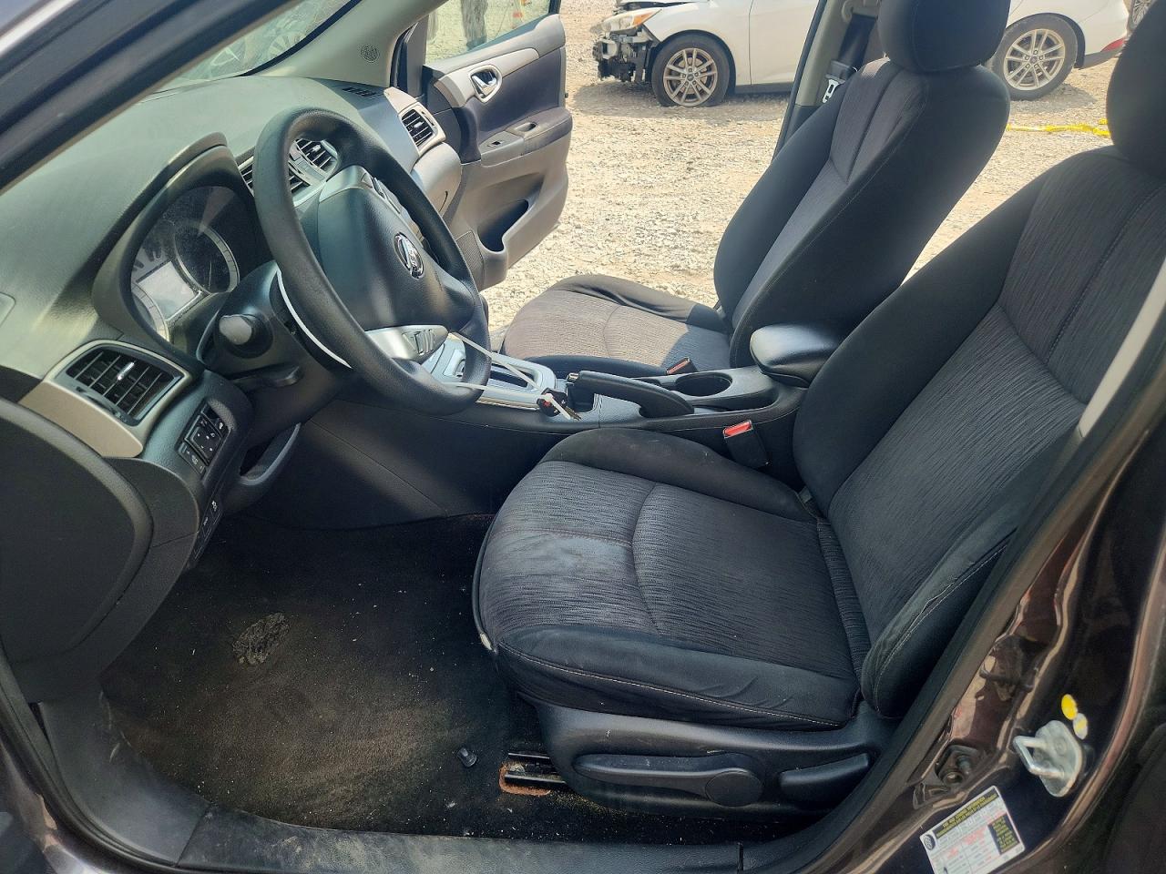 2014 Nissan Sentra Sv Gray vin: 1N4AB7AP0EN856109