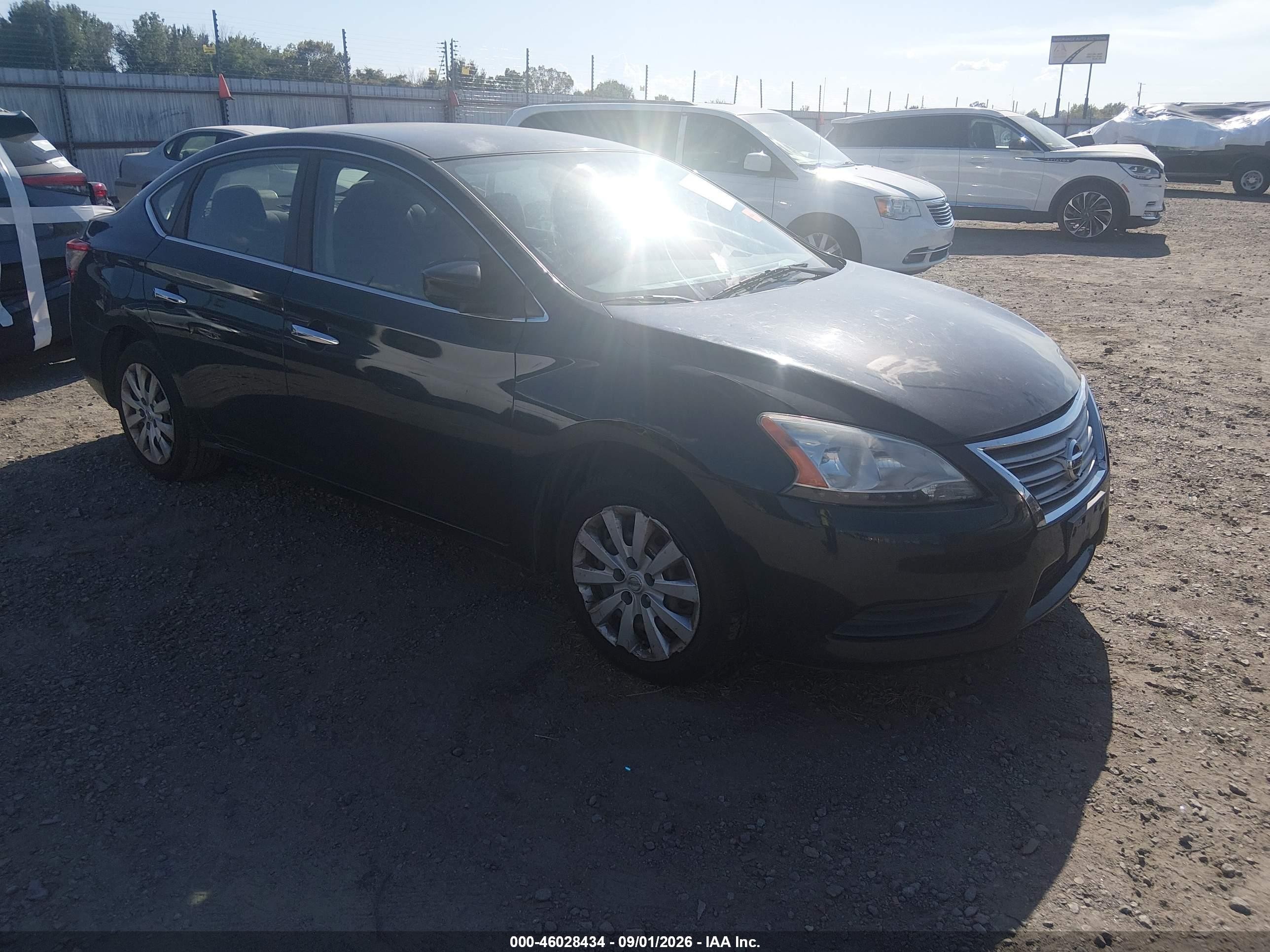 2013 Nissan Sentra Sv Black vin: 1N4AB7AP1DN902660