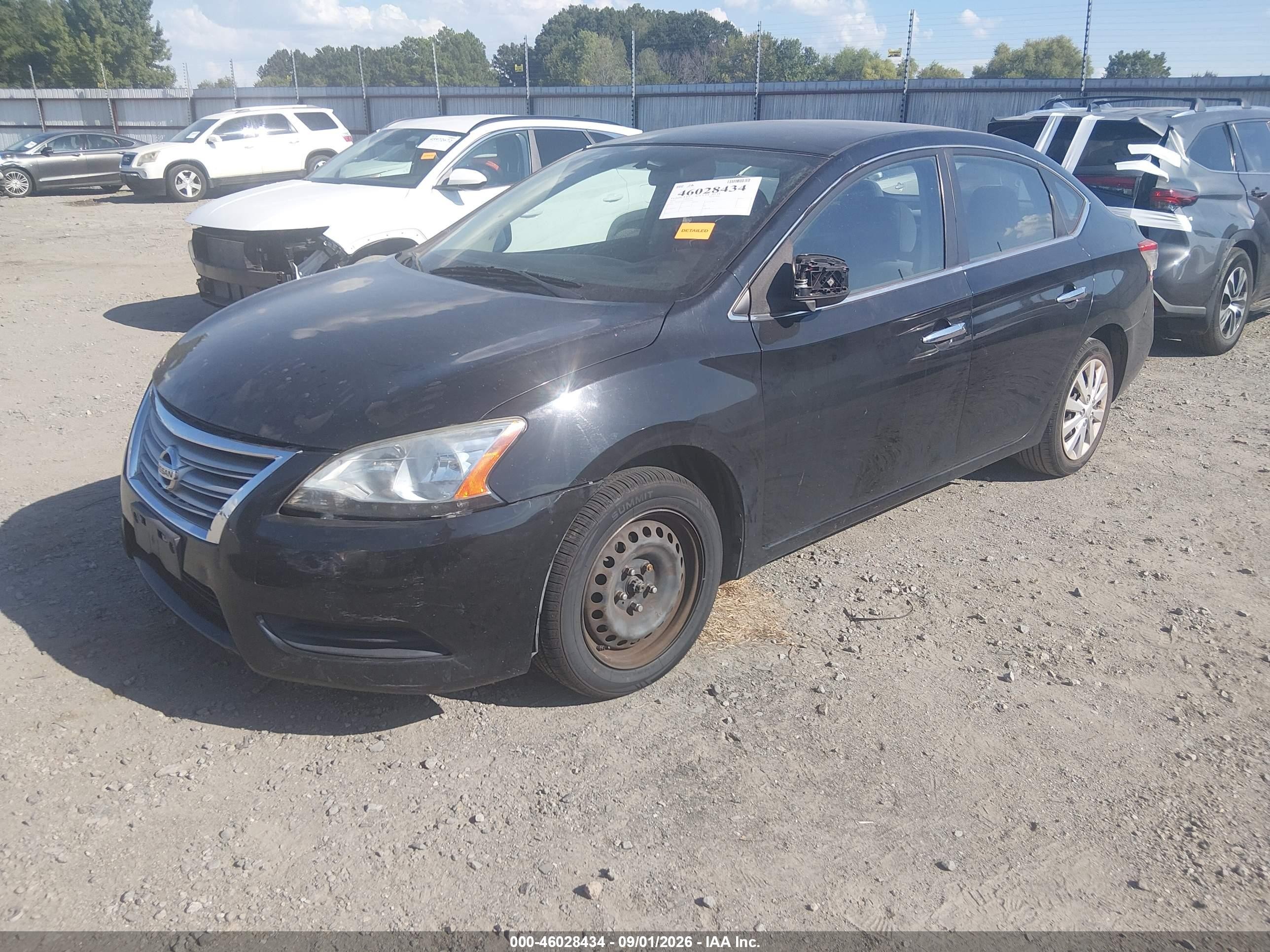 2013 Nissan Sentra Sv Black vin: 1N4AB7AP1DN902660