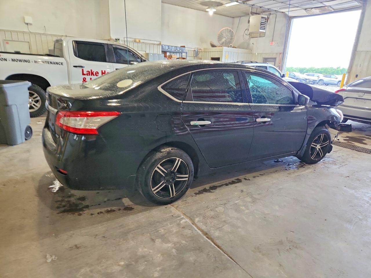 2014 Nissan Sentra Sv Black vin: 1N4AB7AP1EN856135