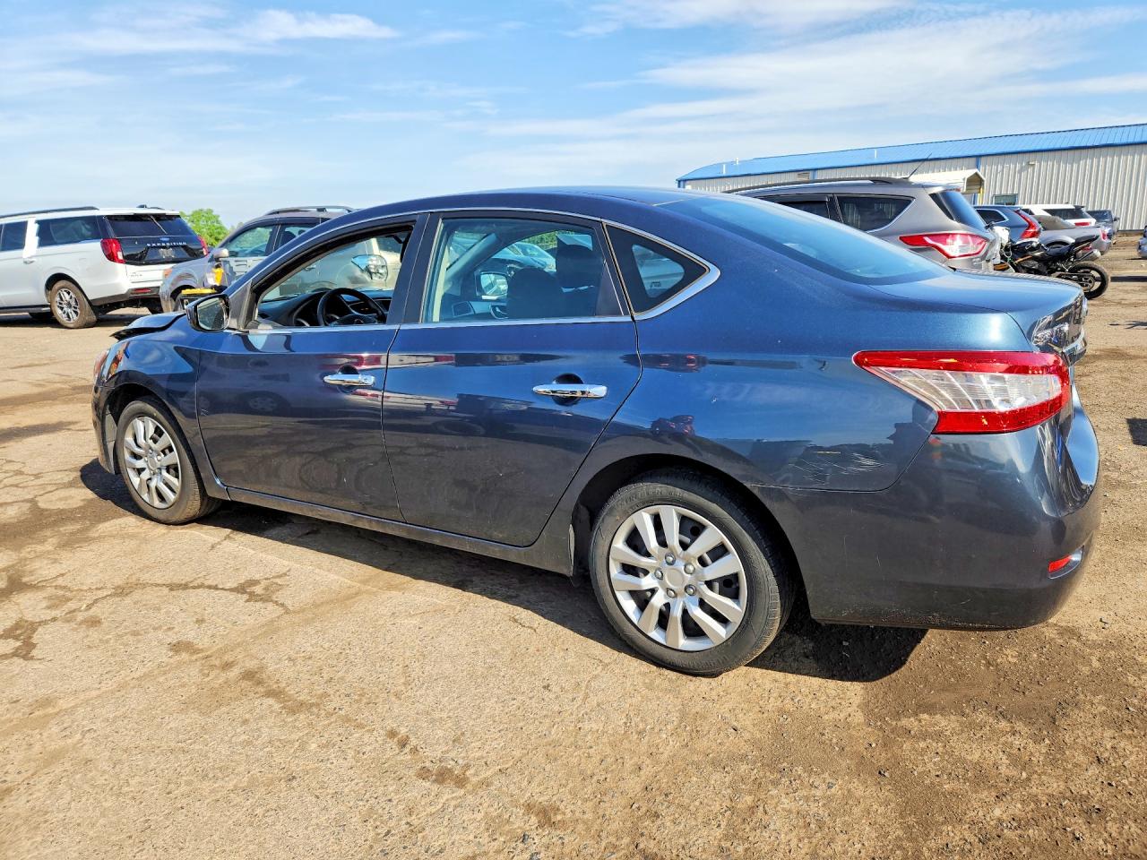 2013 Nissan Sentra Sv Blue vin: 1N4AB7AP2DN904594