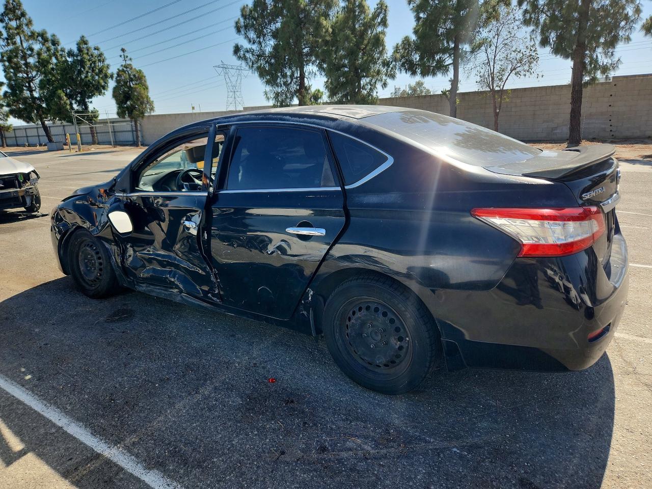 2014 Nissan Sentra Sv Черный vin: 1N4AB7AP2EN855169