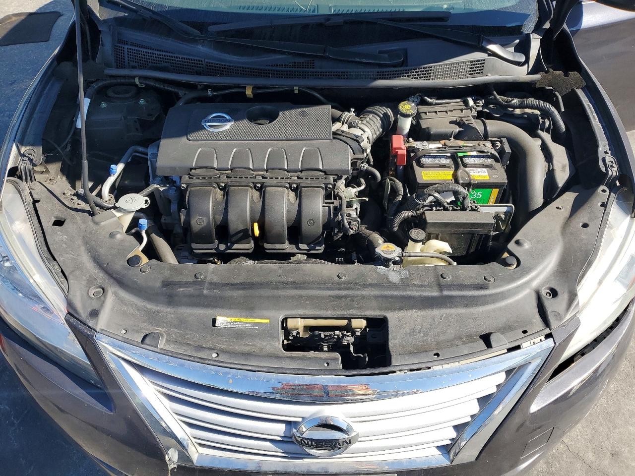 2014 Nissan Sentra Sv Gray vin: 1N4AB7AP2EN855981
