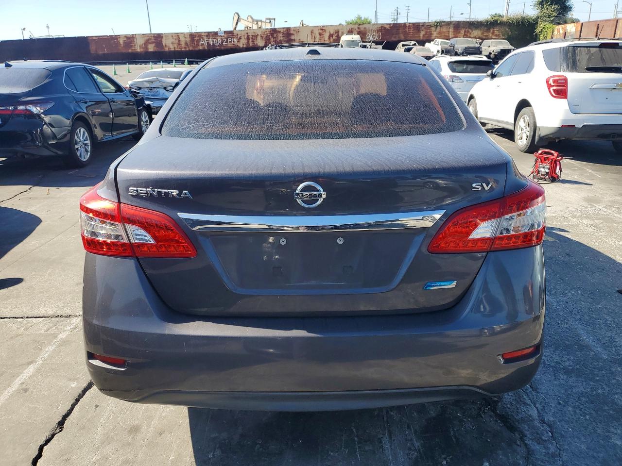 2014 Nissan Sentra Sv Gray vin: 1N4AB7AP2EN855981