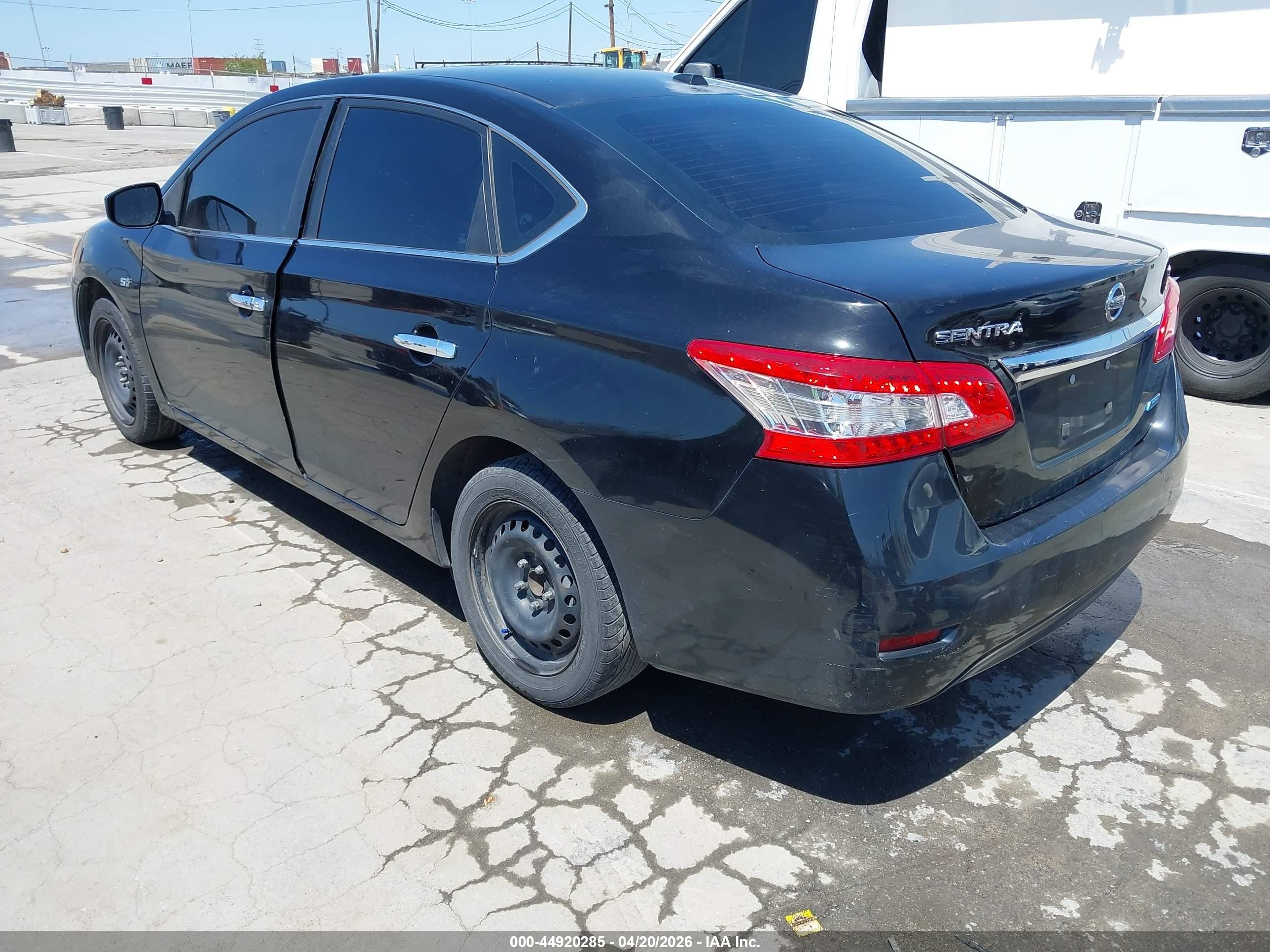 2013 Nissan Sentra Sv Black vin: 1N4AB7AP3DN902451