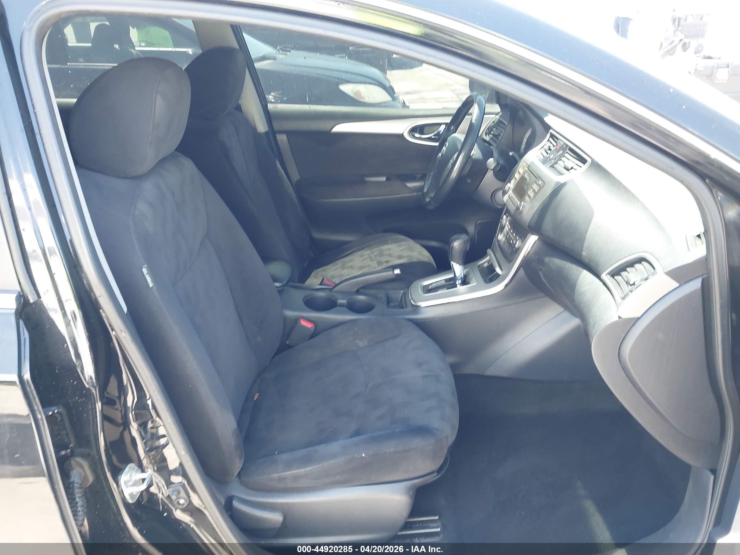 2013 Nissan Sentra Sv Black vin: 1N4AB7AP3DN902451