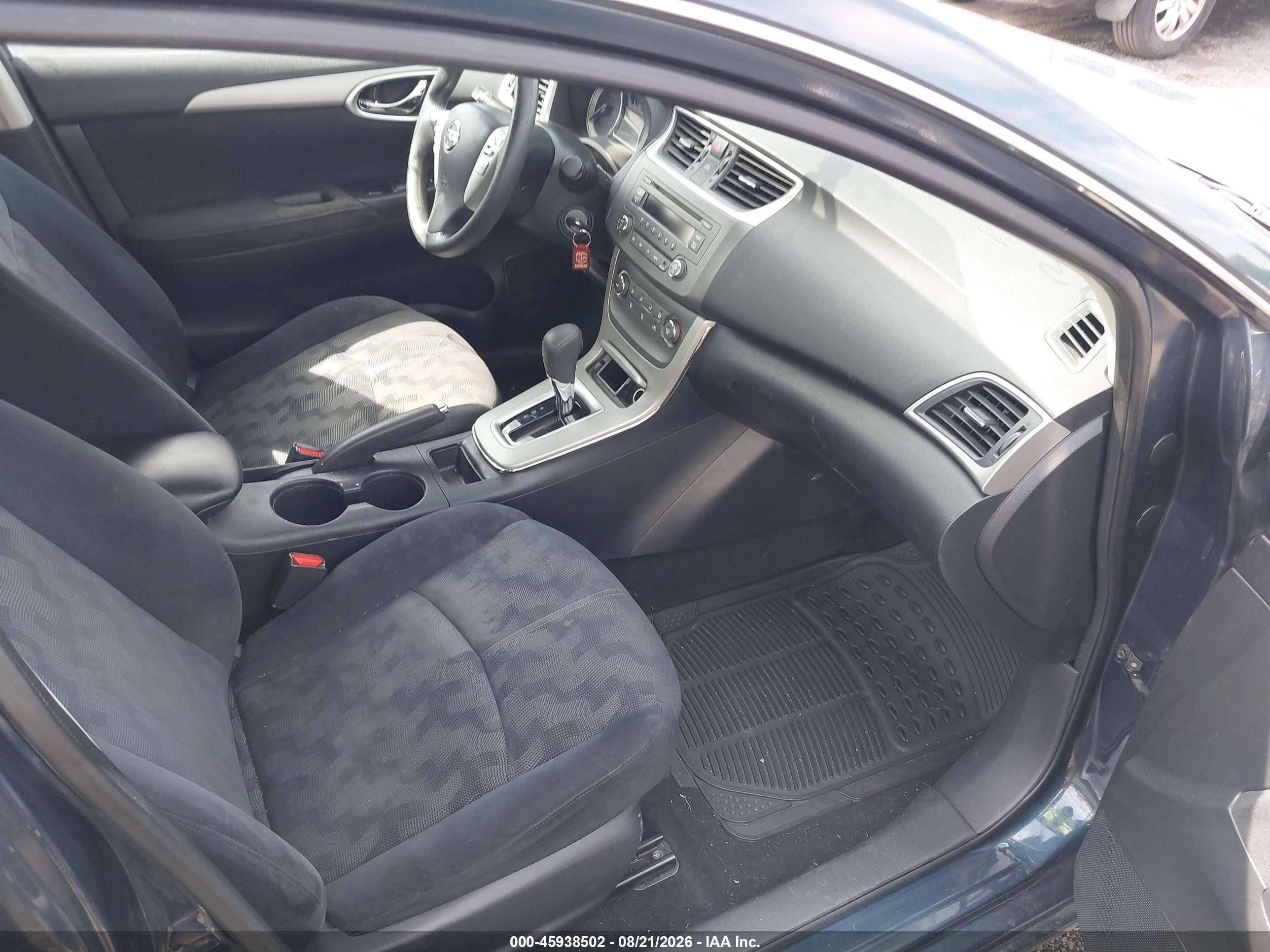 2013 Nissan Sentra Sv Синий vin: 1N4AB7AP3DN902935
