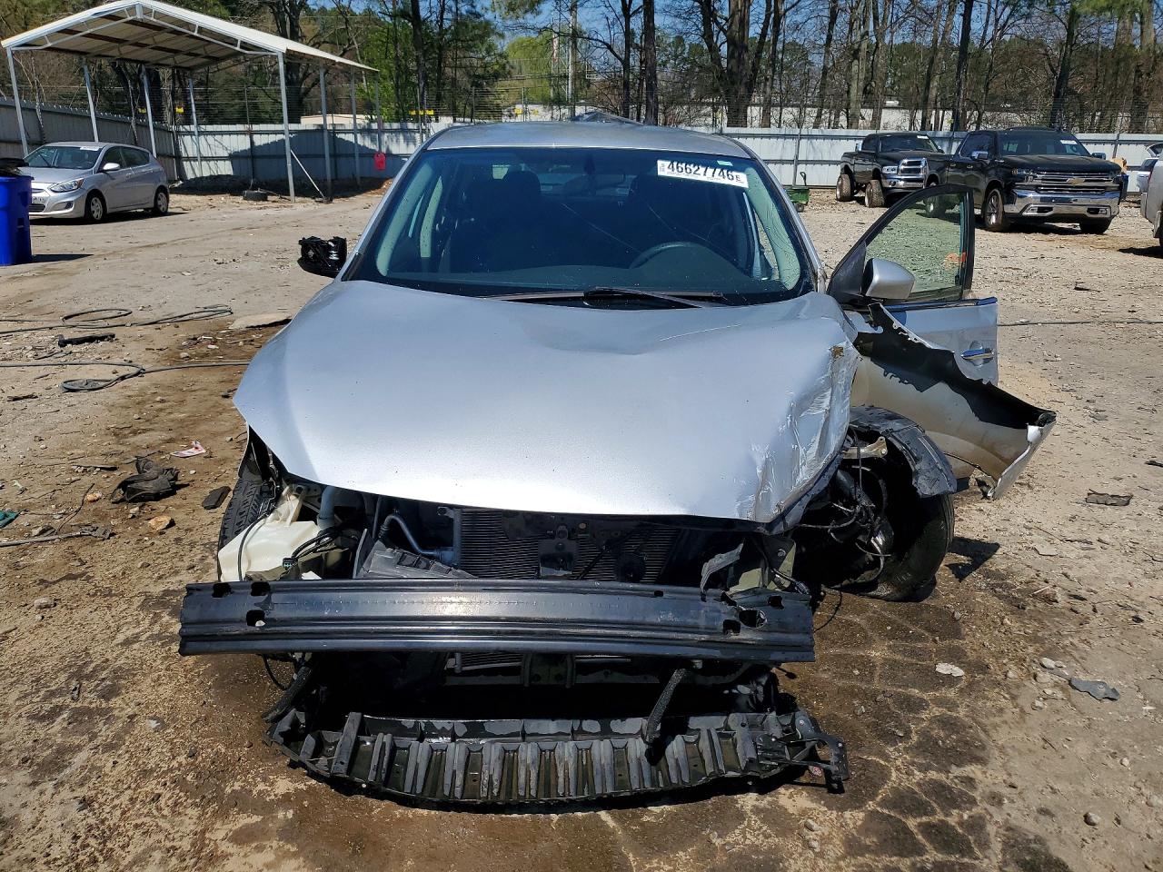 2013 Nissan Sentra S Silver vin: 1N4AB7AP3DN905527