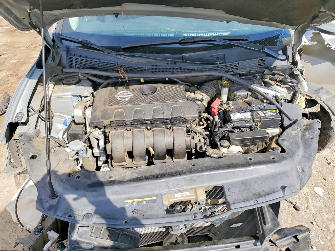 2013 Nissan Sentra S Silver vin: 1N4AB7AP3DN905527