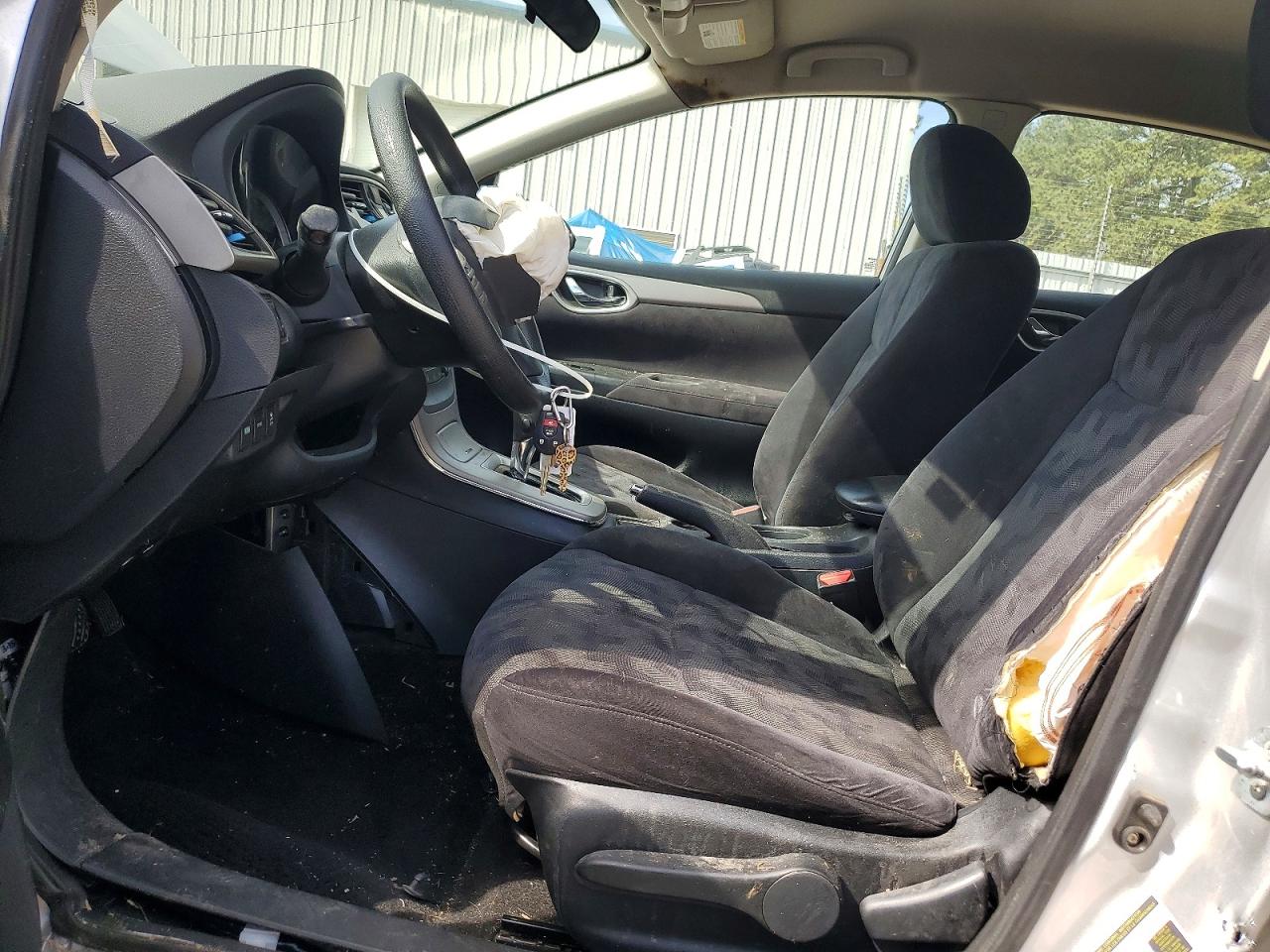 2013 Nissan Sentra S Silver vin: 1N4AB7AP3DN905527