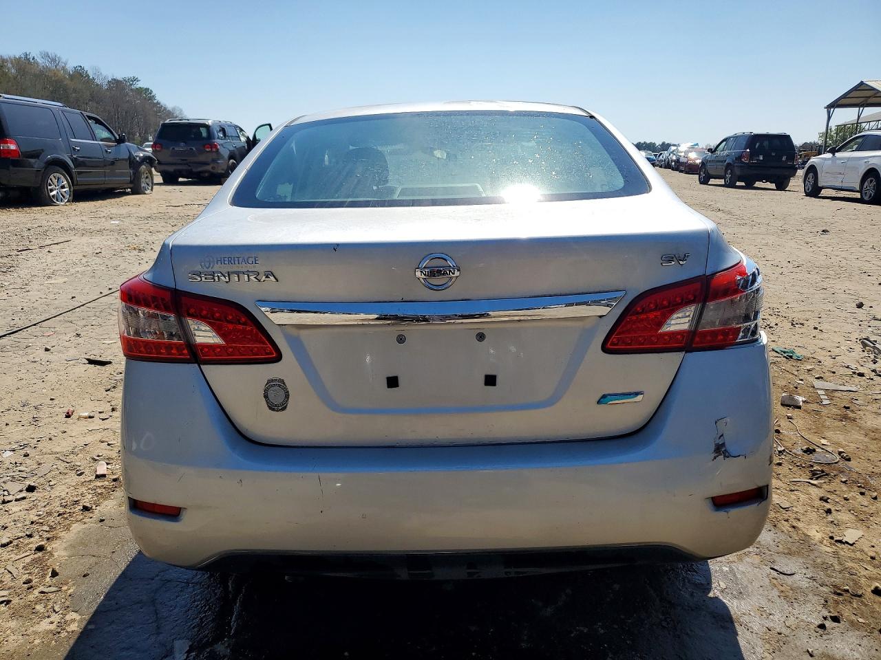 2013 Nissan Sentra S Silver vin: 1N4AB7AP3DN905527