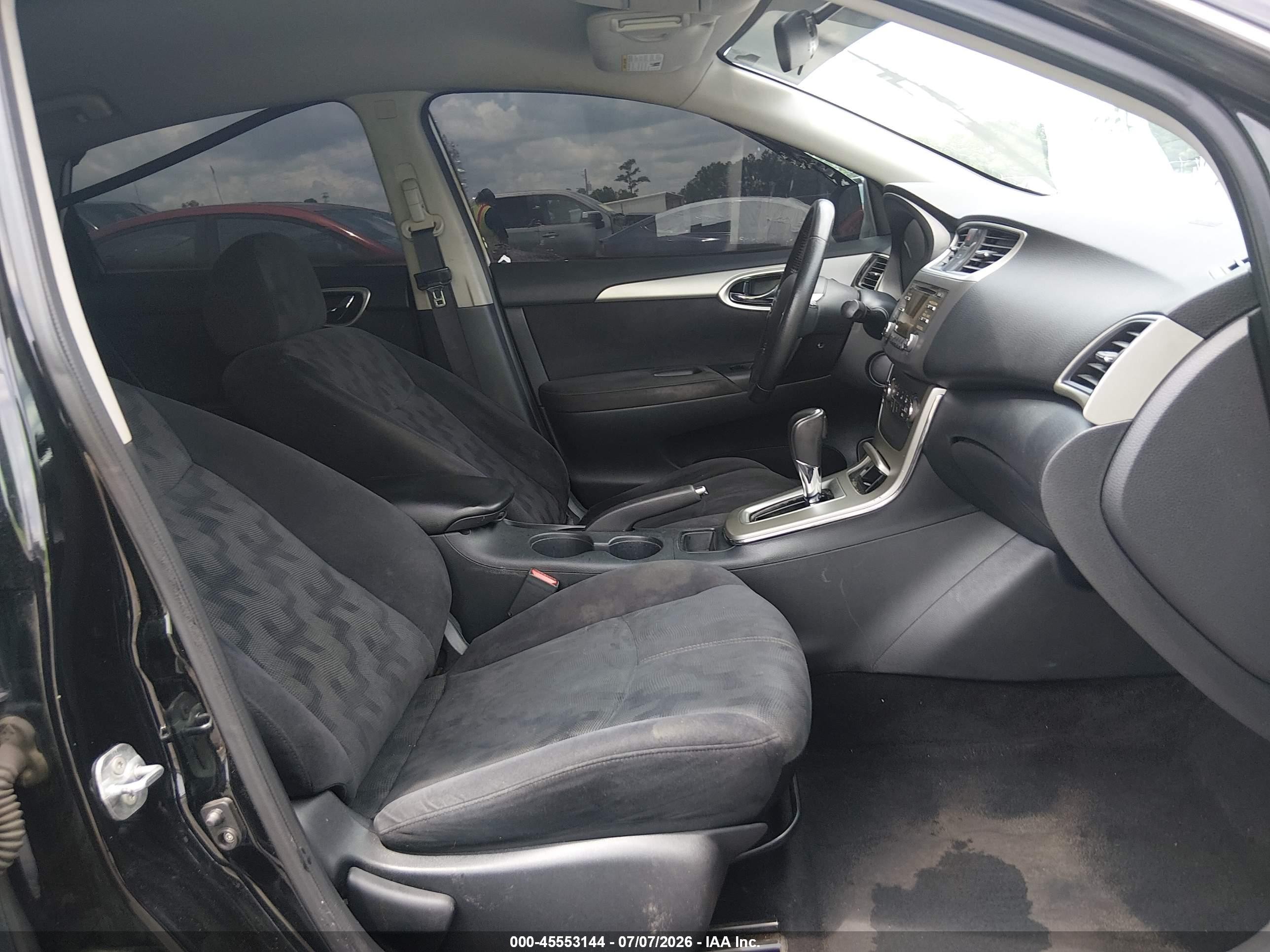 2013 Nissan Sentra Sv Black vin: 1N4AB7AP3DN910467