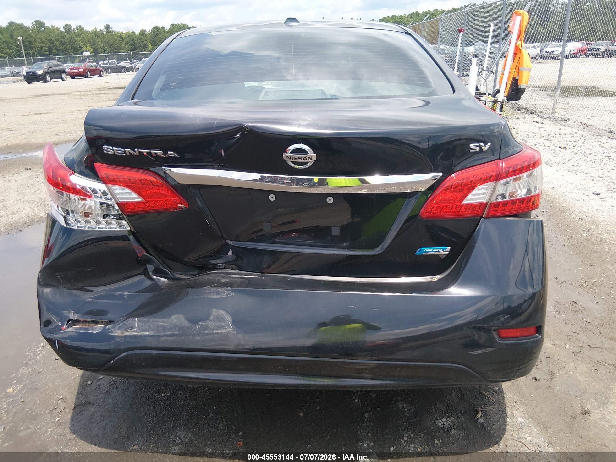 2013 Nissan Sentra Sv Black vin: 1N4AB7AP3DN910467