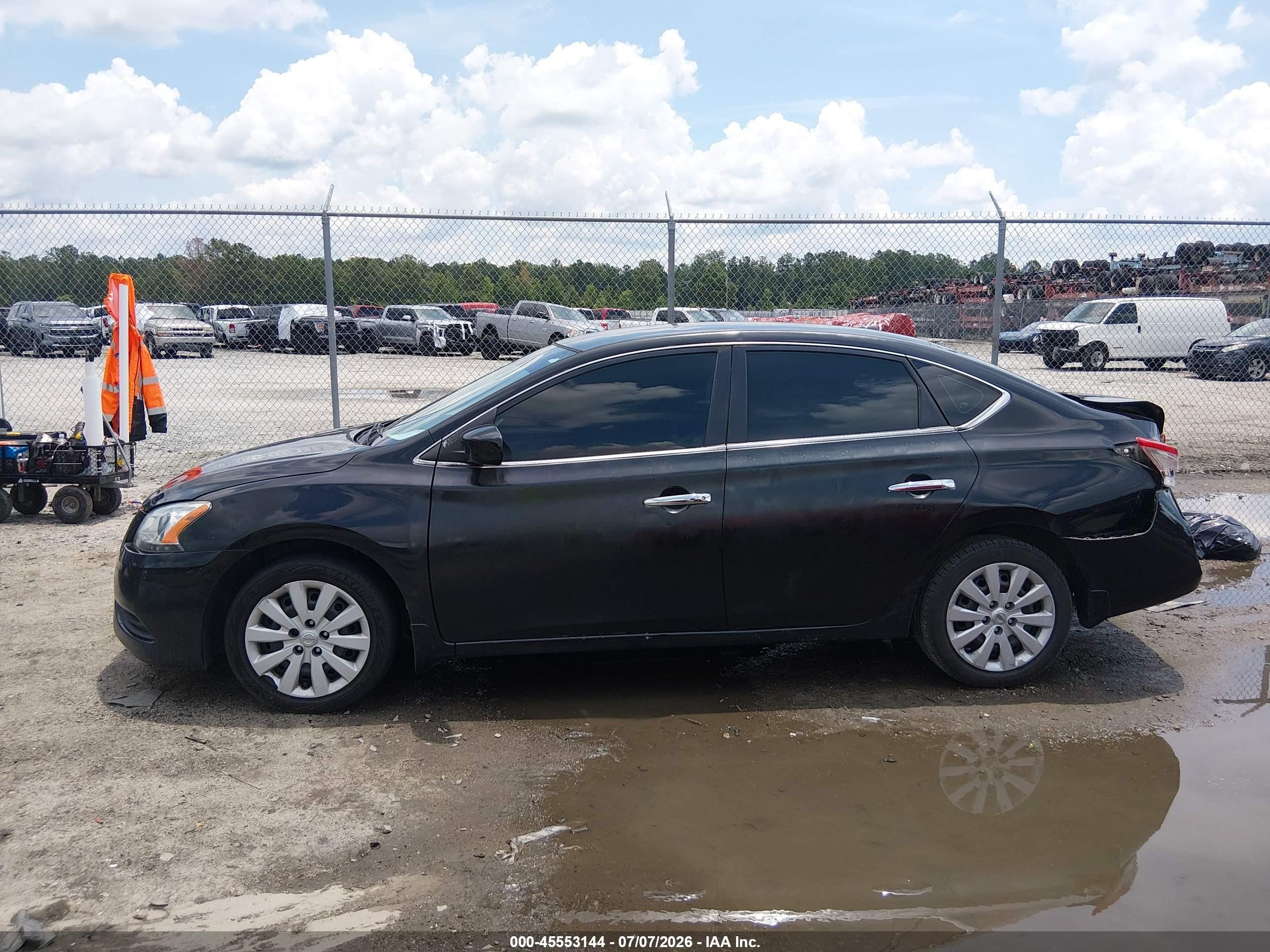 2013 Nissan Sentra Sv Black vin: 1N4AB7AP3DN910467