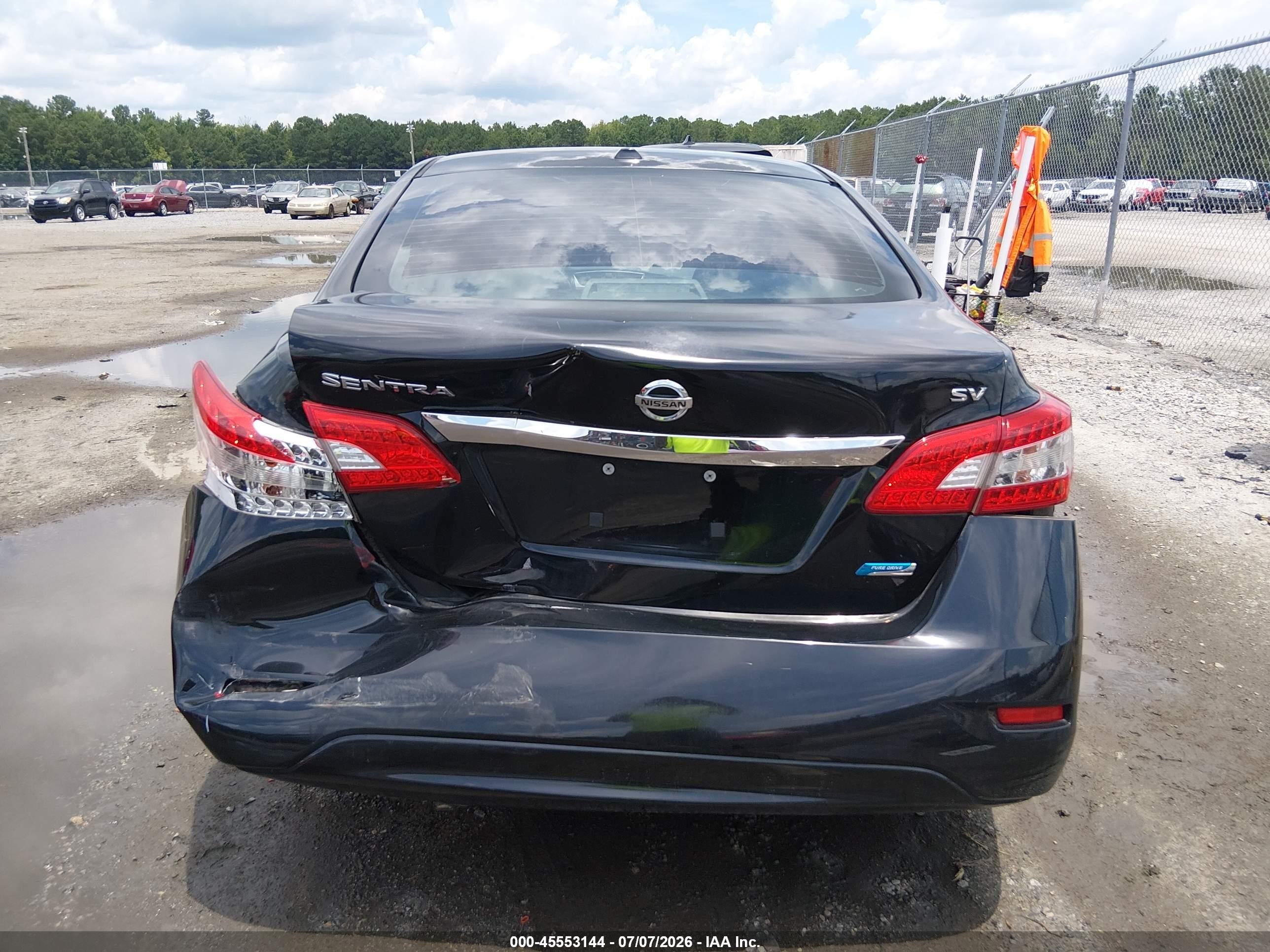 2013 Nissan Sentra Sv Black vin: 1N4AB7AP3DN910467