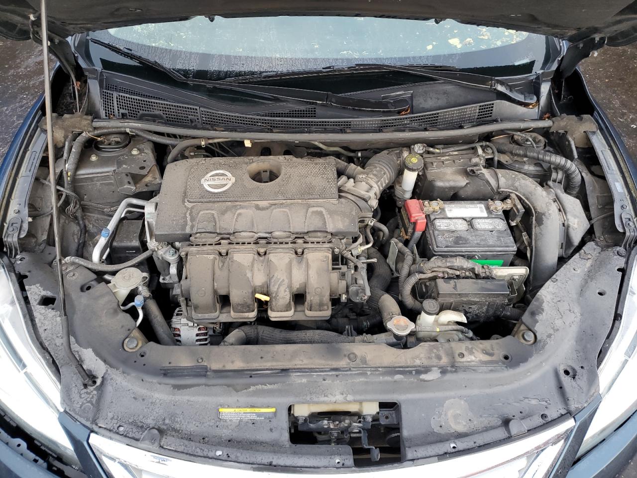 2014 Nissan Sentra S Blue vin: 1N4AB7AP3EN850496