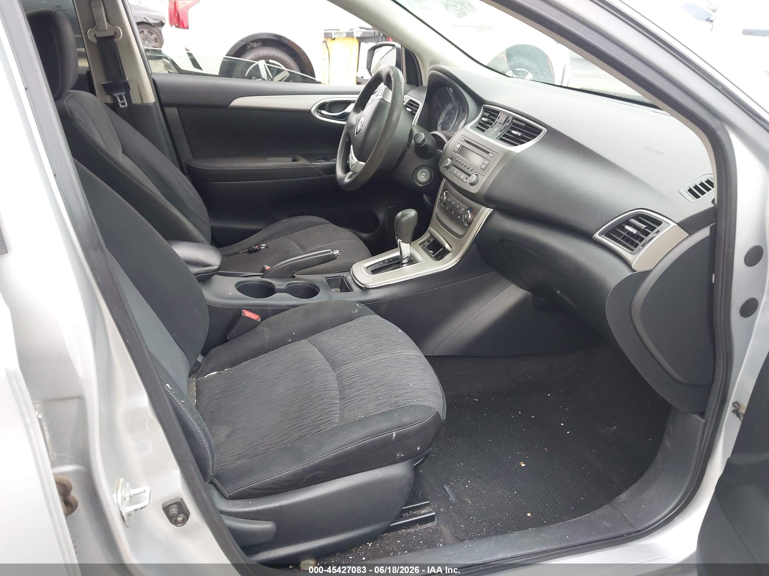 2014 Nissan Sentra Fe+ S/fe+ Sv/s/sl/sr/sv Gray vin: 1N4AB7AP3EN852104