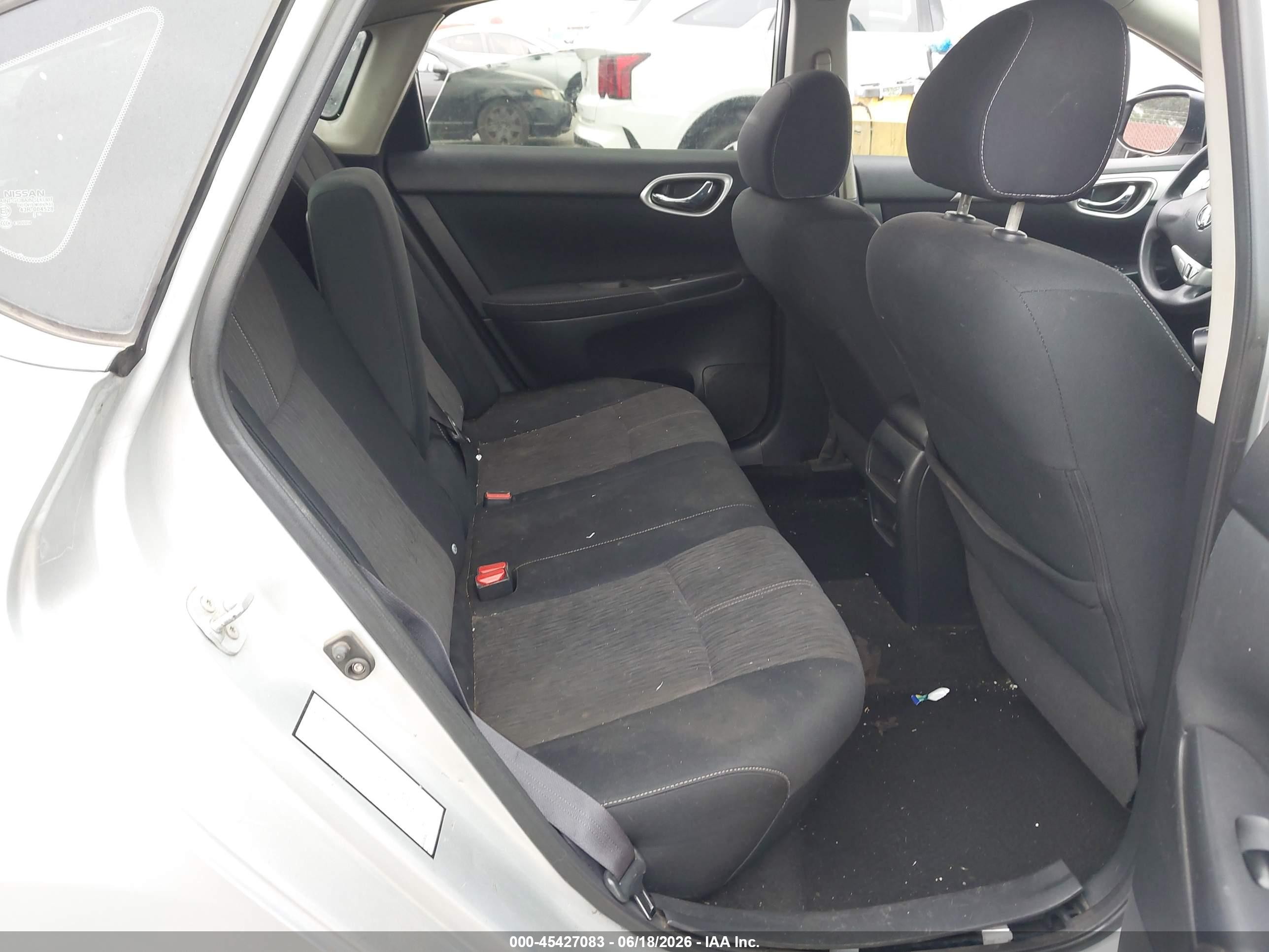 2014 Nissan Sentra Fe+ S/fe+ Sv/s/sl/sr/sv Gray vin: 1N4AB7AP3EN852104