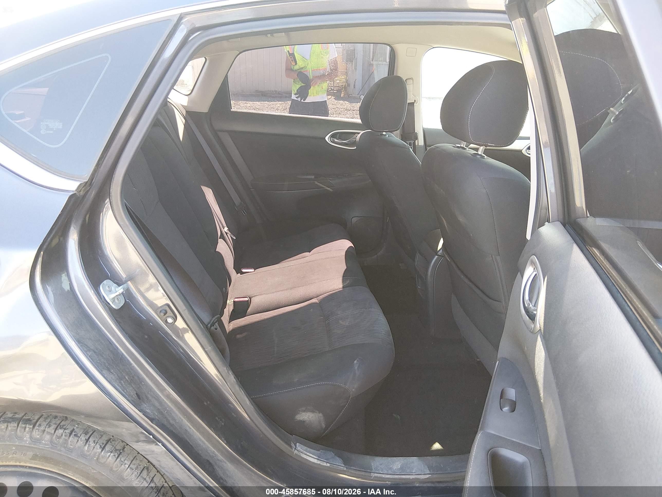2014 Nissan Sentra Fe+ S/fe+ Sv/s/sl/sr/sv Gray vin: 1N4AB7AP3EN854094