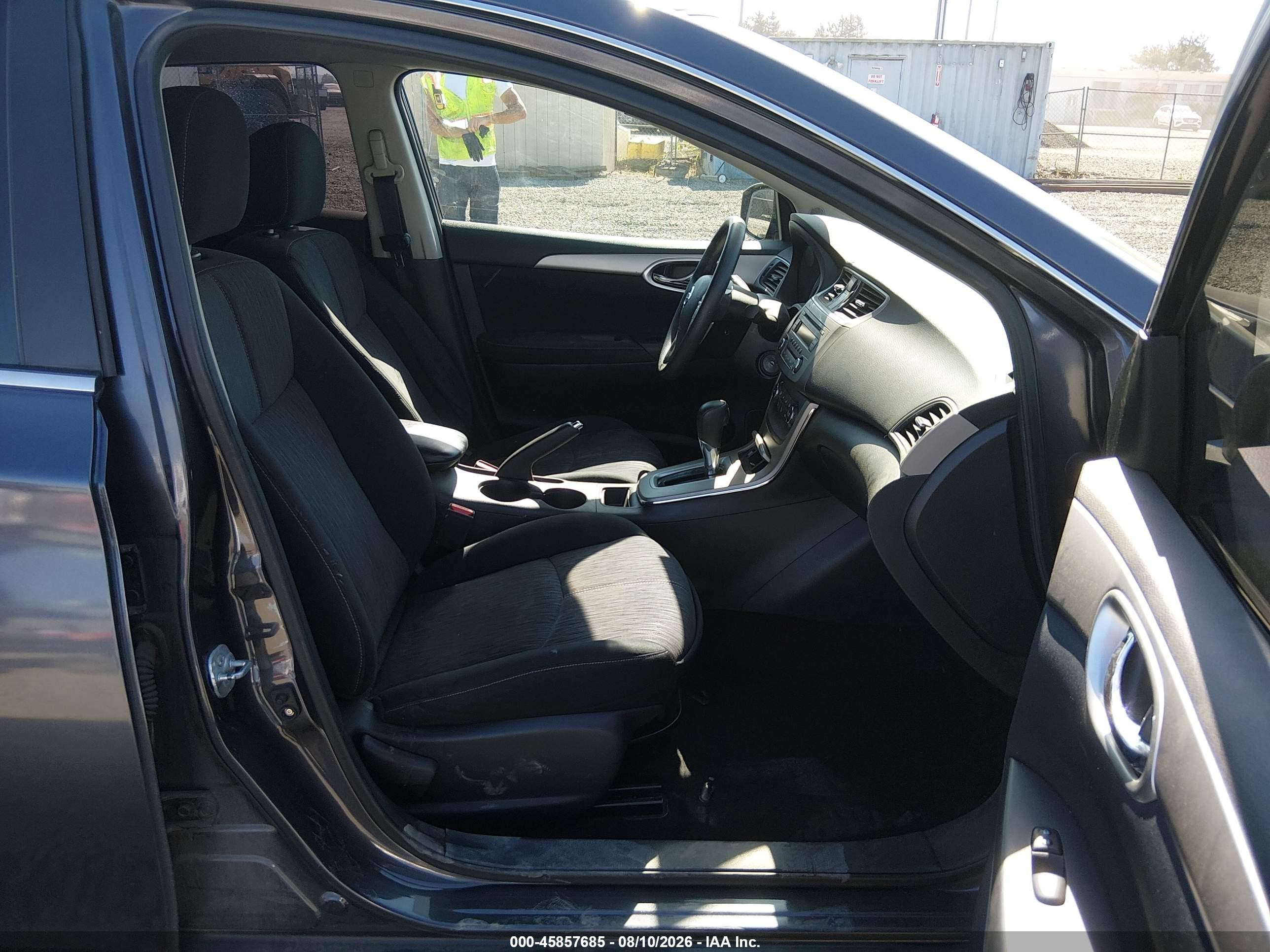 2014 Nissan Sentra Fe+ S/fe+ Sv/s/sl/sr/sv Gray vin: 1N4AB7AP3EN854094