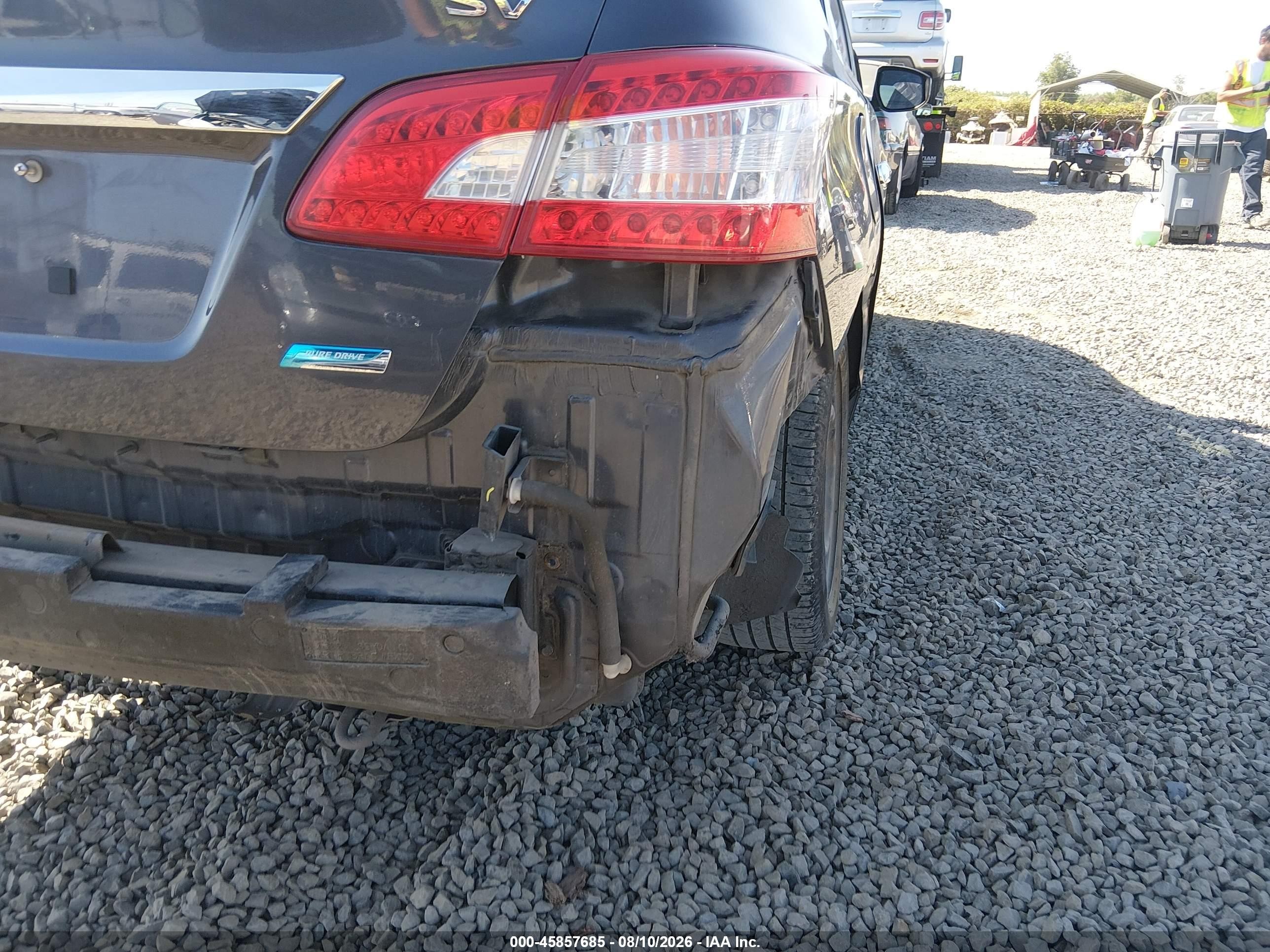 2014 Nissan Sentra Fe+ S/fe+ Sv/s/sl/sr/sv Gray vin: 1N4AB7AP3EN854094