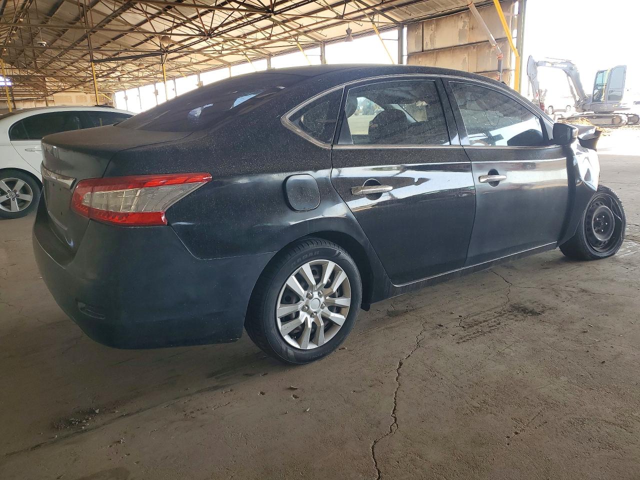 2014 Nissan Sentra S Black vin: 1N4AB7AP3EN855178