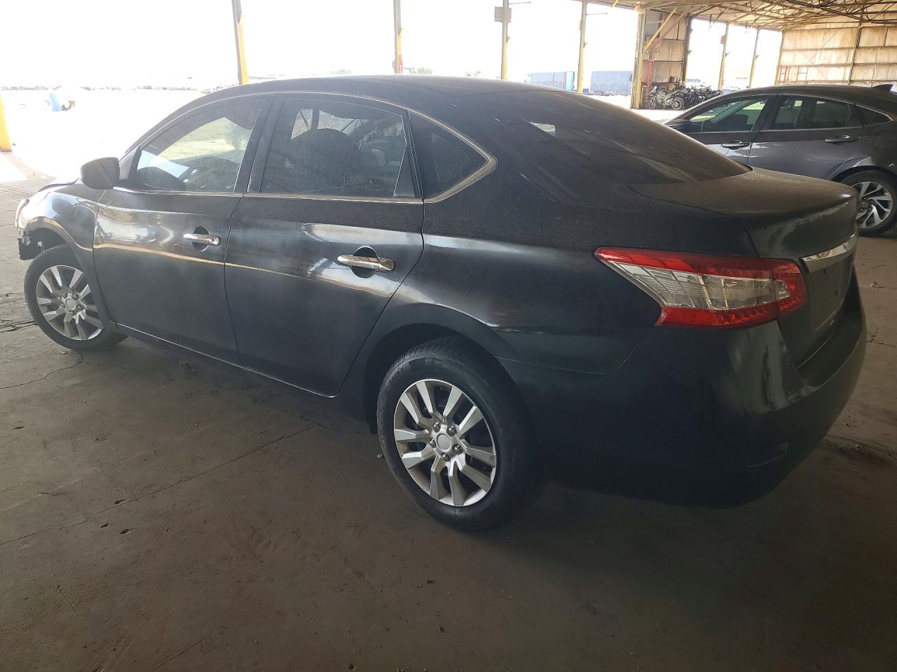 2014 Nissan Sentra S Black vin: 1N4AB7AP3EN855178