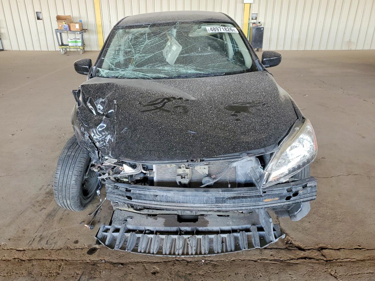 2014 Nissan Sentra S Black vin: 1N4AB7AP3EN855178