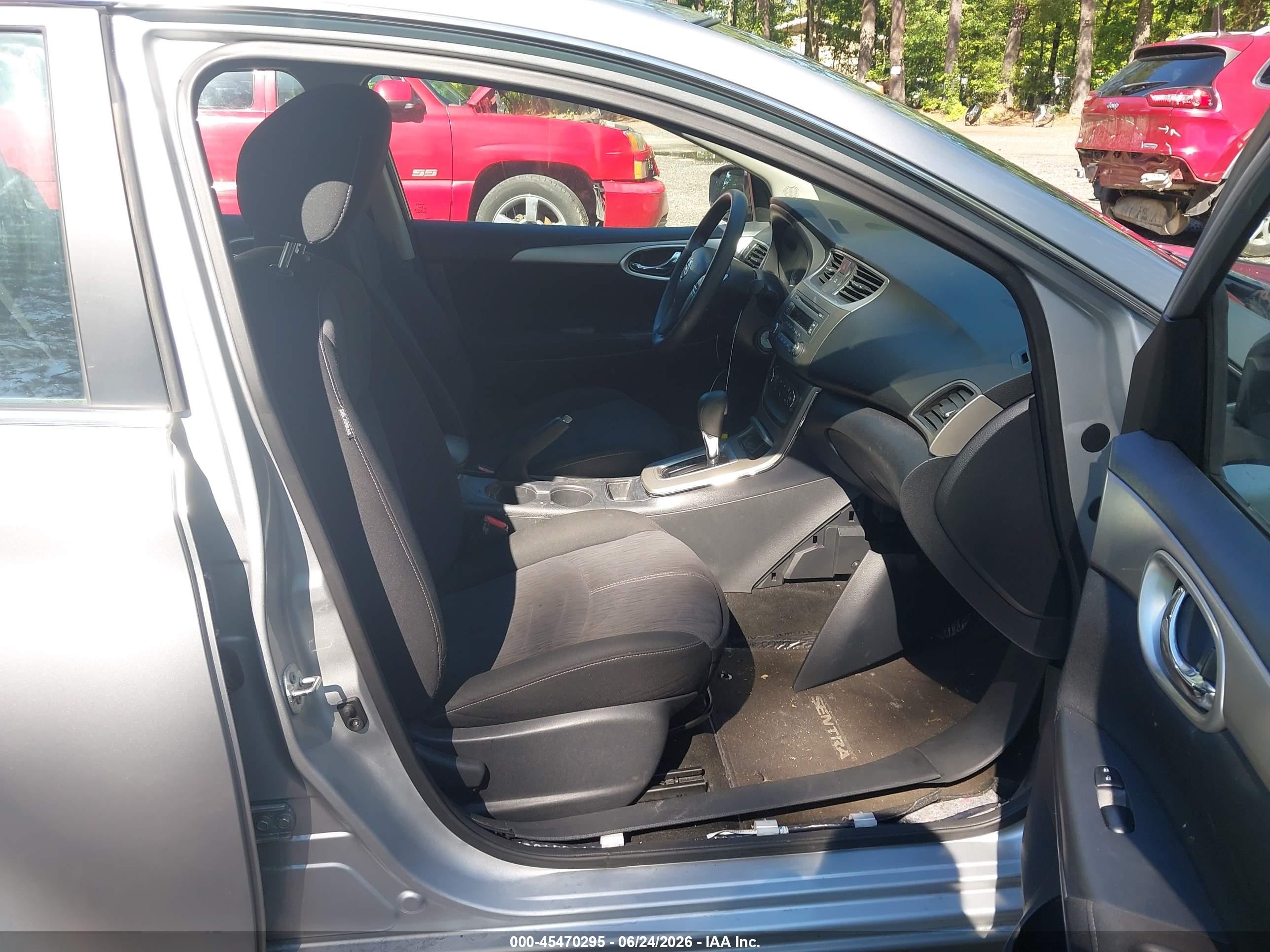 2014 Nissan Sentra Sv Silver vin: 1N4AB7AP3EN855908