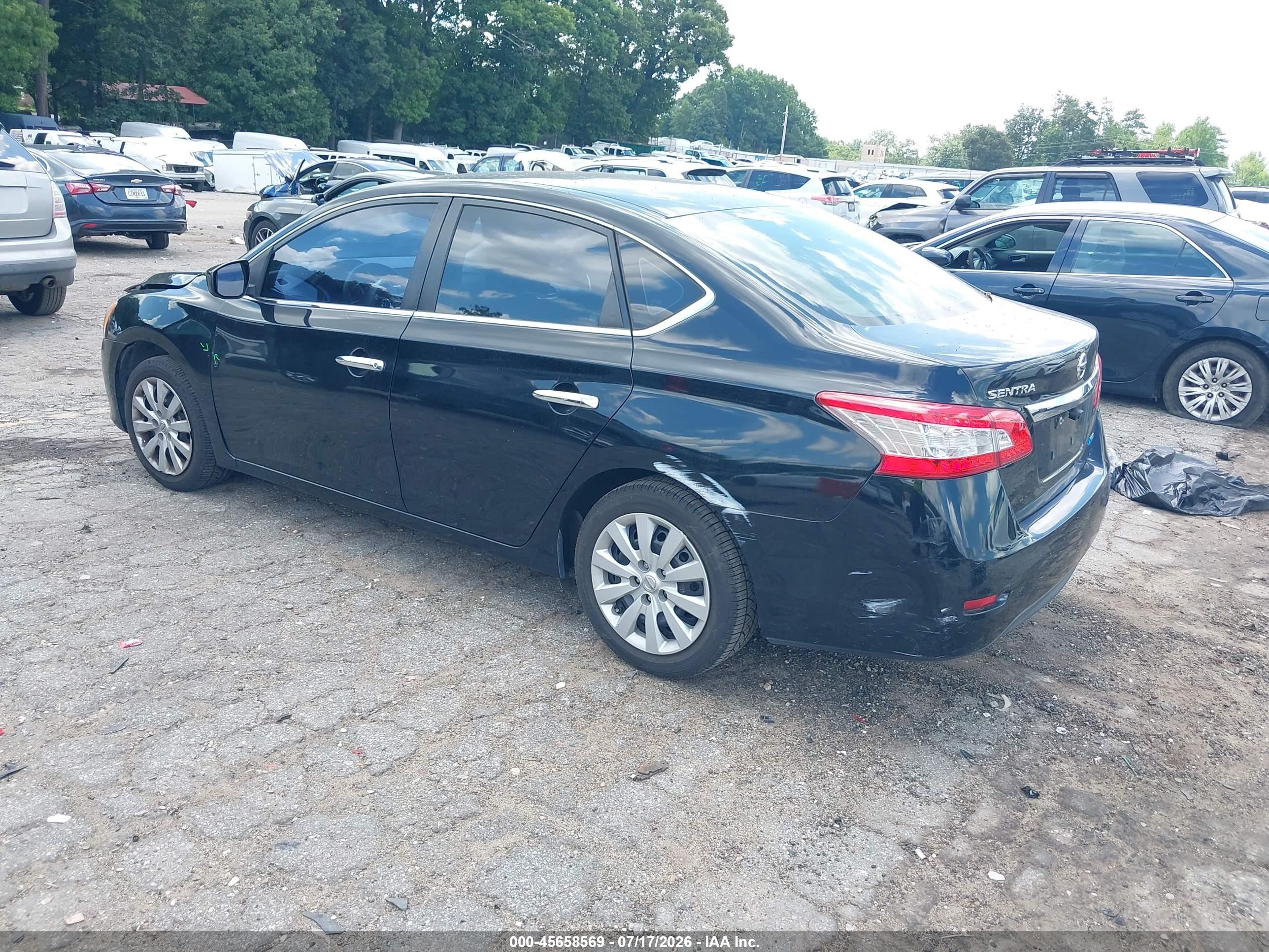 2013 Nissan Sentra Sv Black vin: 1N4AB7AP4DN902099