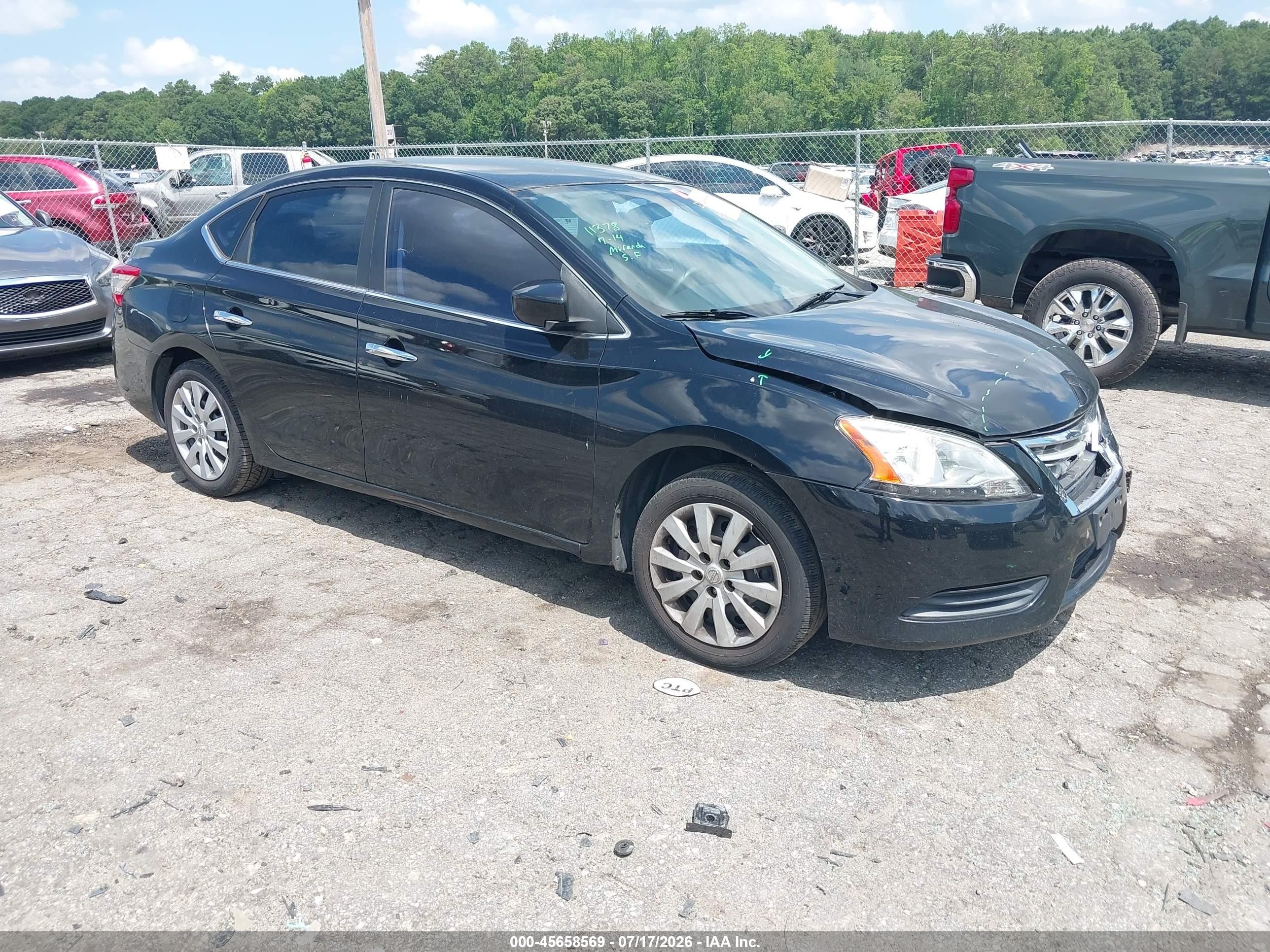 2013 Nissan Sentra Sv Black vin: 1N4AB7AP4DN902099