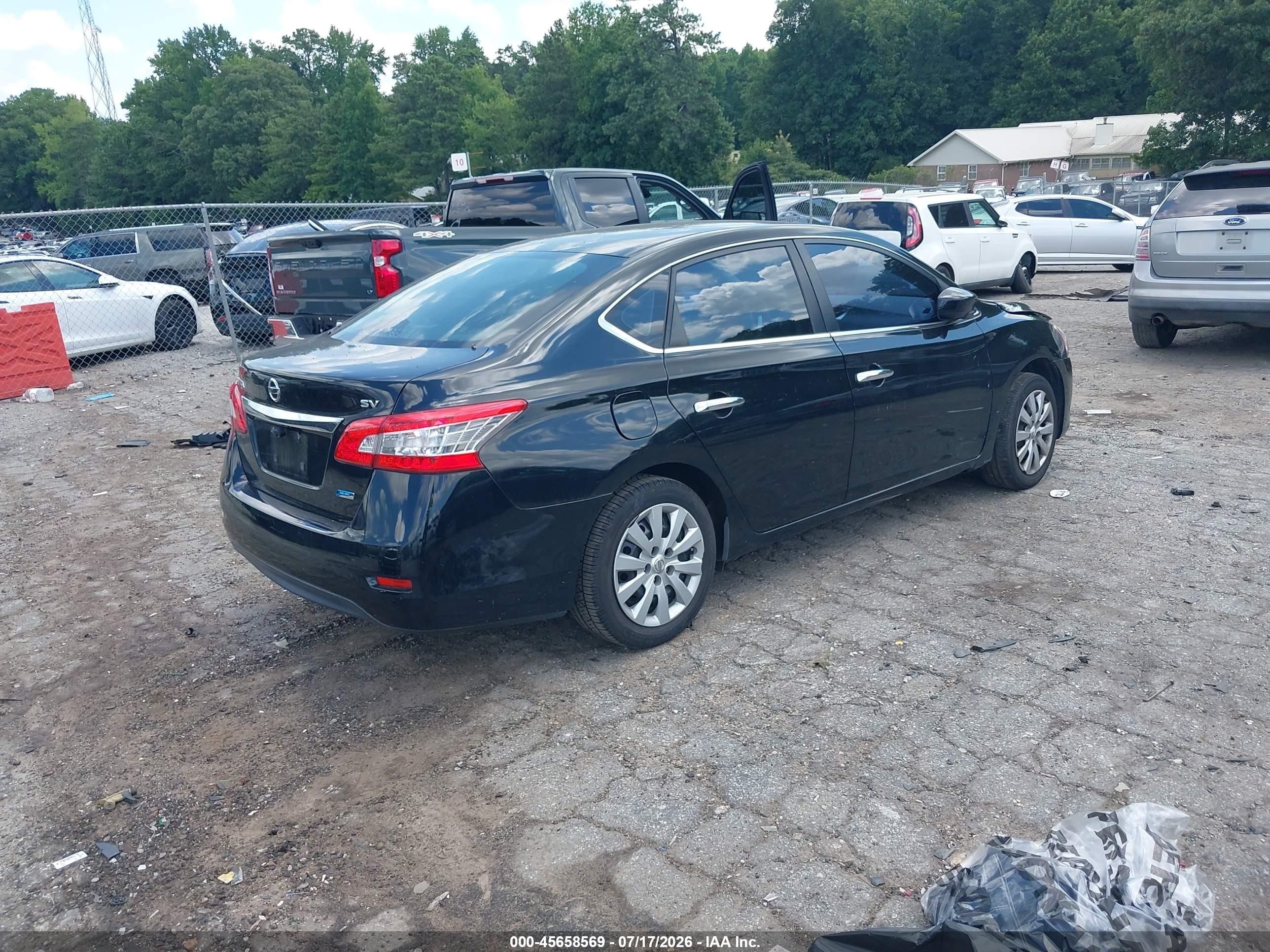 2013 Nissan Sentra Sv Black vin: 1N4AB7AP4DN902099