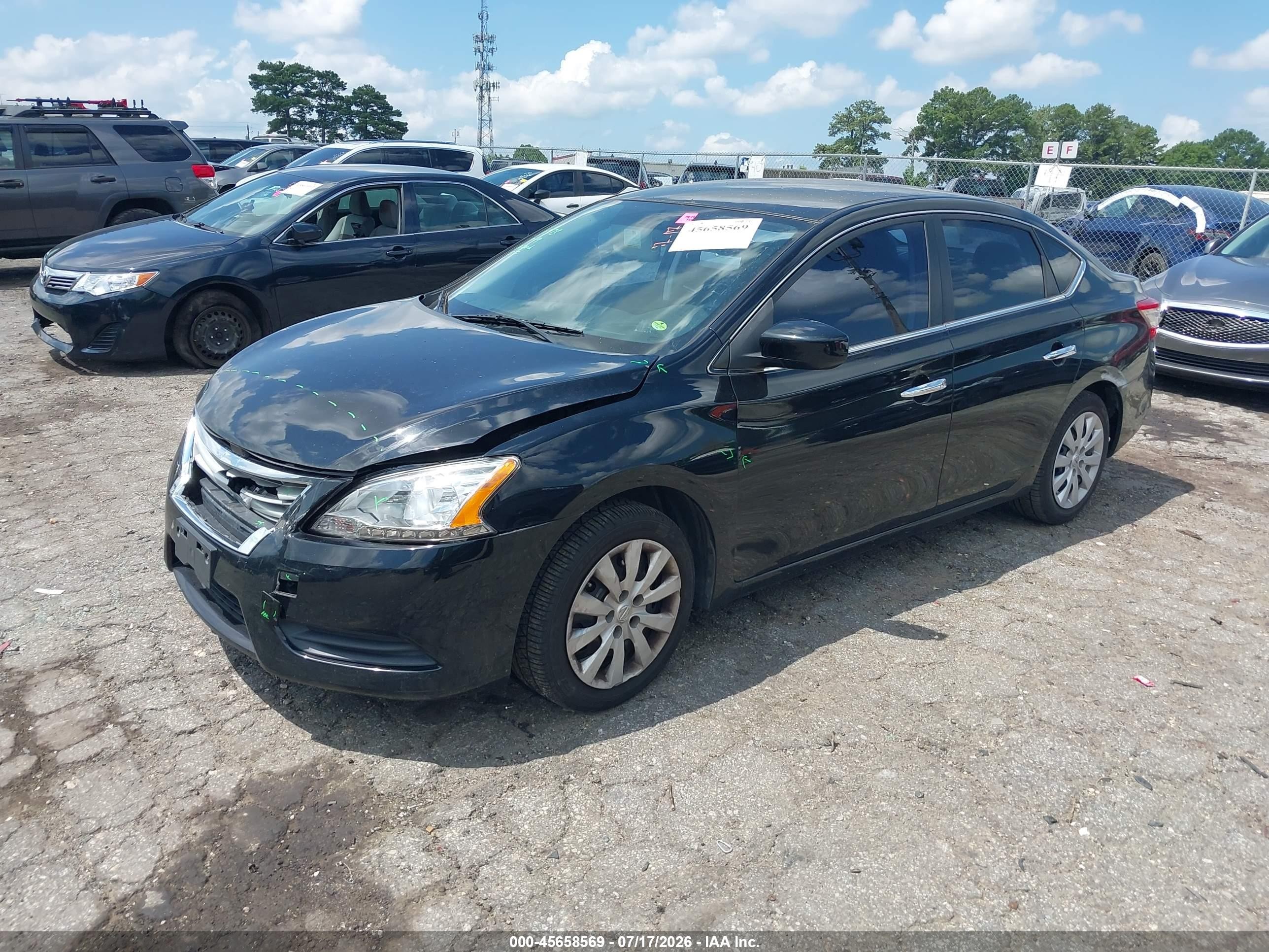 2013 Nissan Sentra Sv Black vin: 1N4AB7AP4DN902099