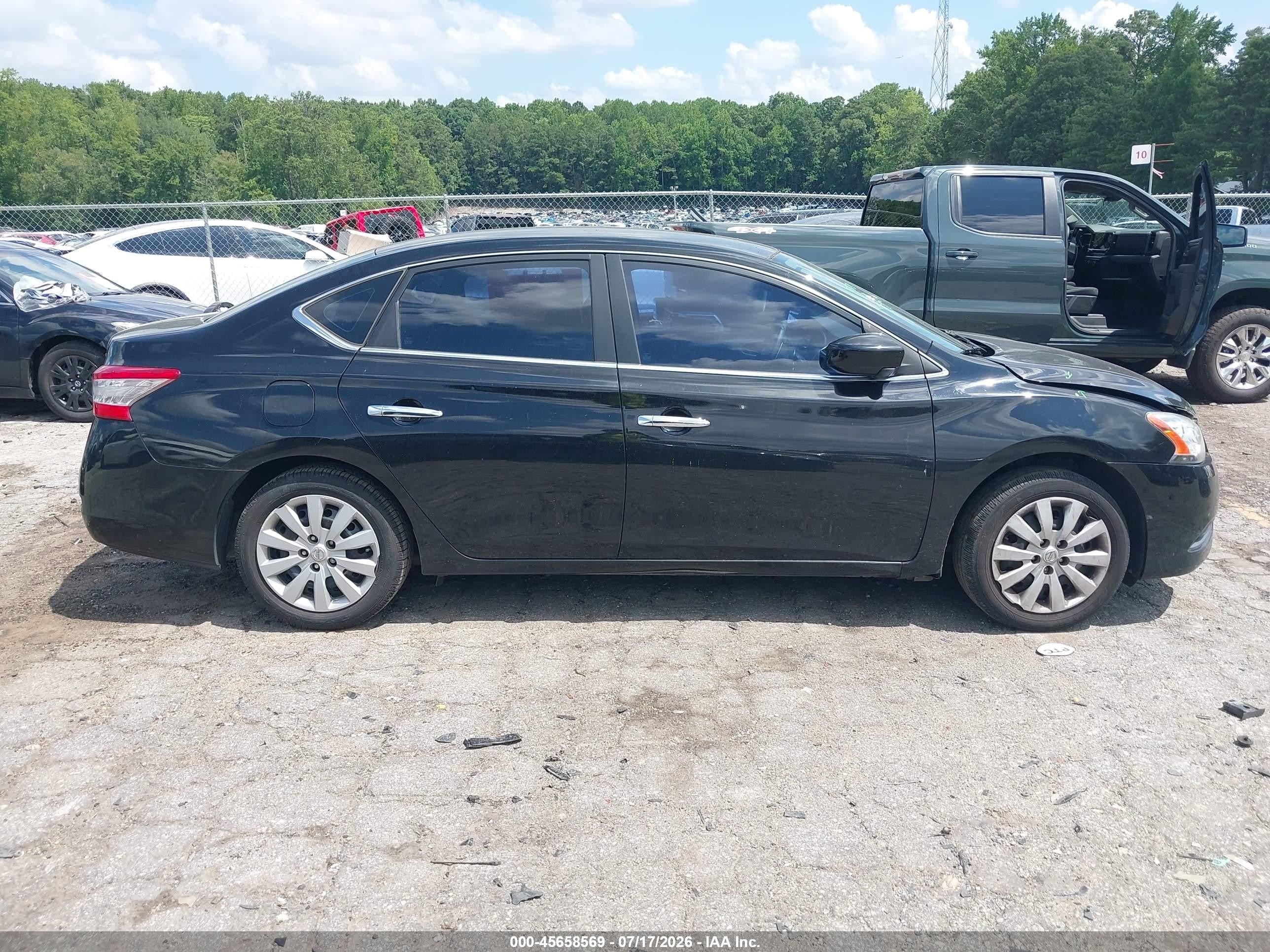 2013 Nissan Sentra Sv Black vin: 1N4AB7AP4DN902099