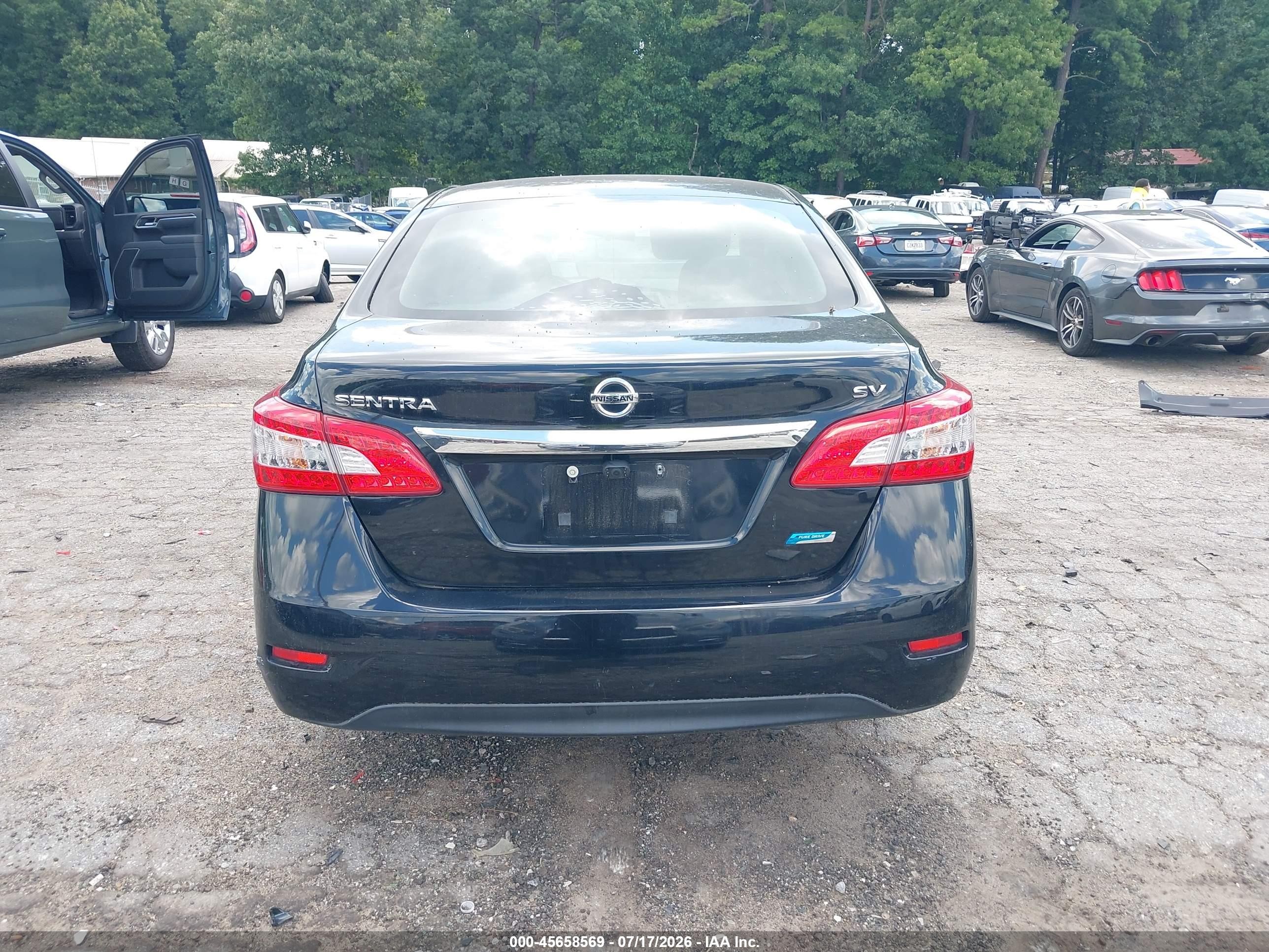 2013 Nissan Sentra Sv Black vin: 1N4AB7AP4DN902099